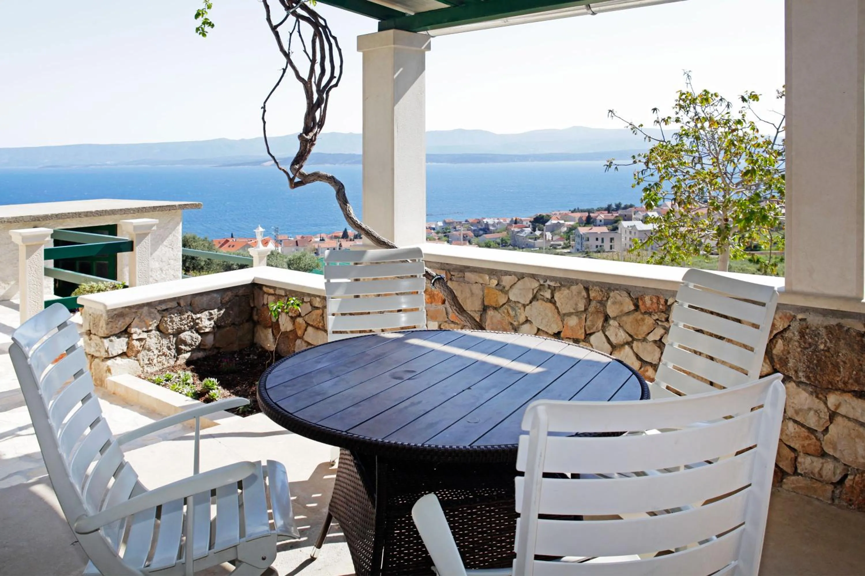 Balcony/Terrace in Holiday home Nina