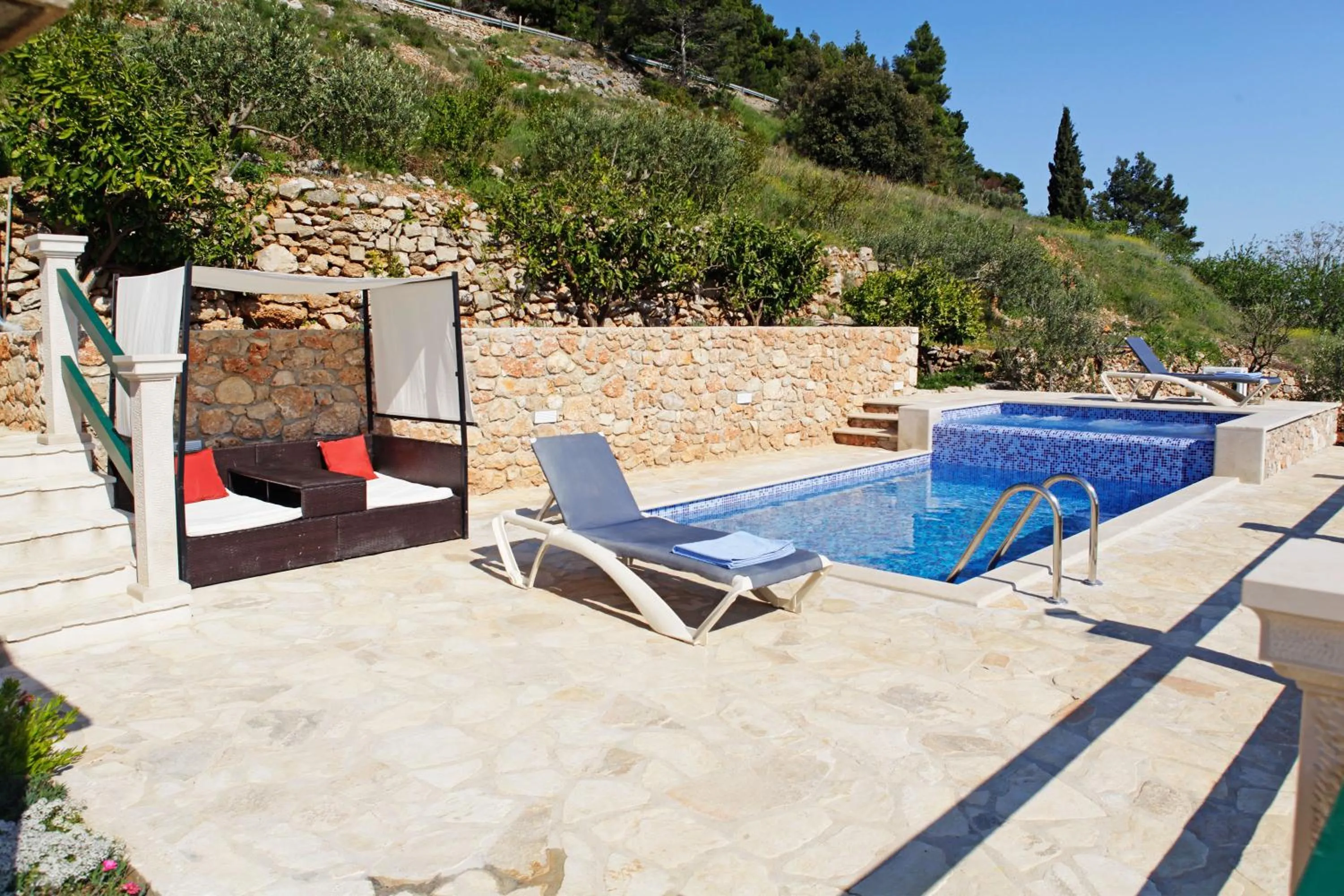 Patio in Holiday home Nina