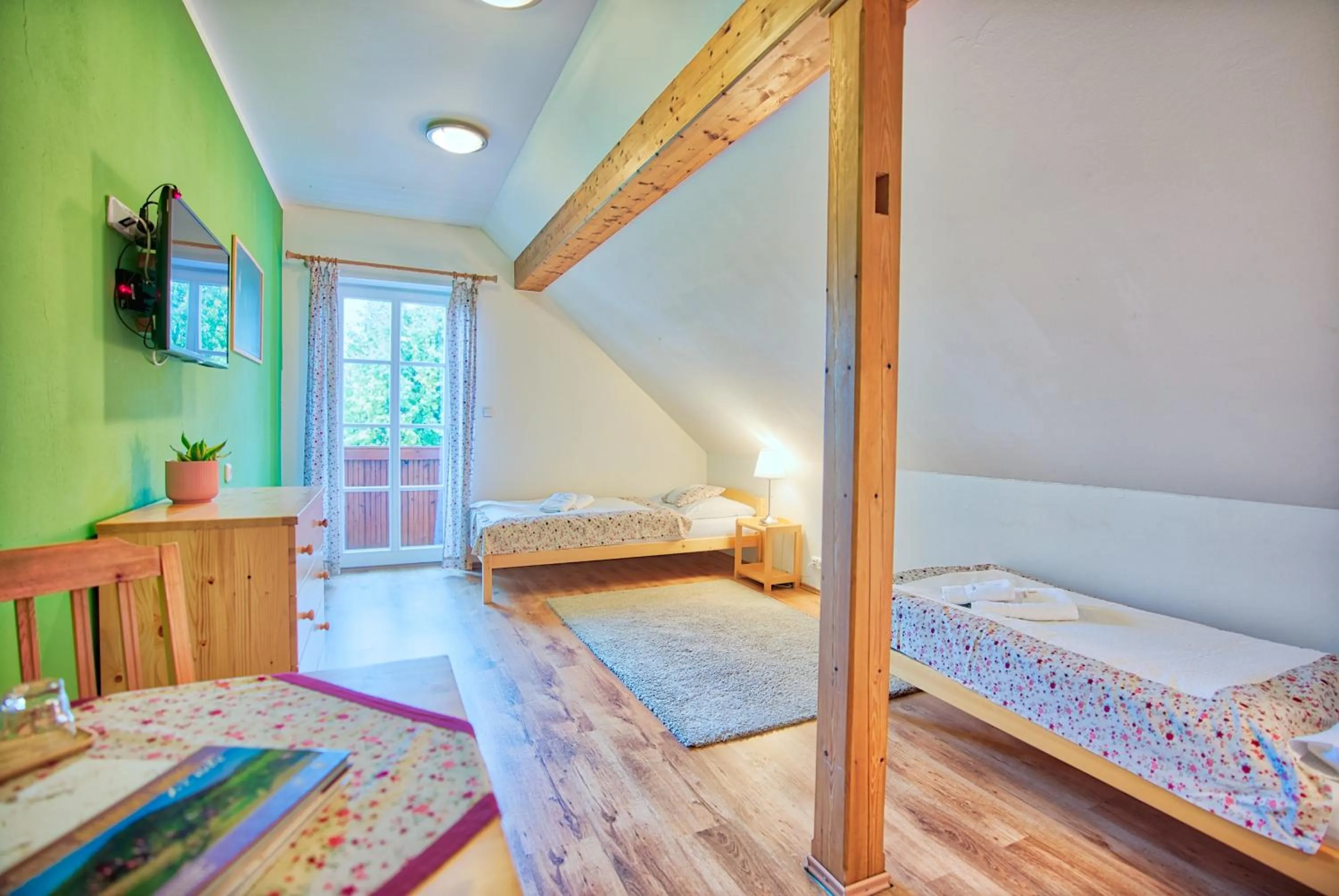 Bed in Penzion Pivnice - Jítravský Dvorec