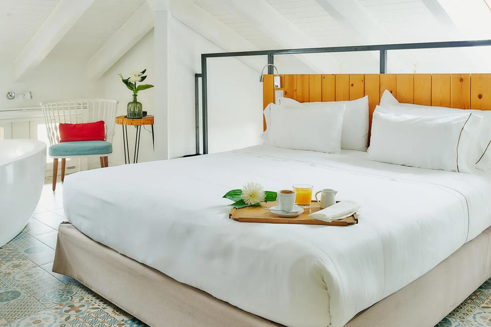 Bed in Hotel Arrey Alella