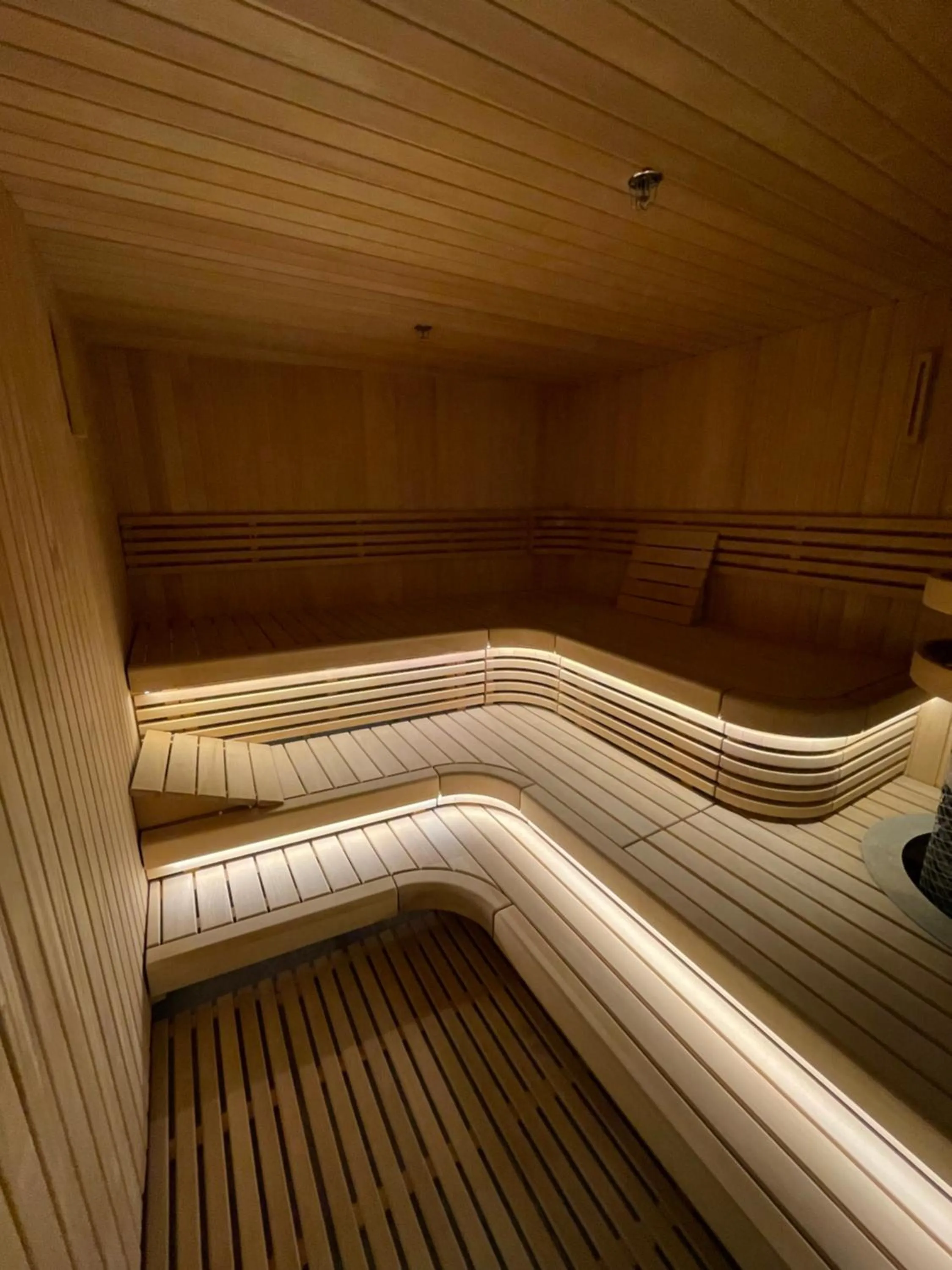Sauna in Michaelson Boutique Hotel & SPA Brícoła