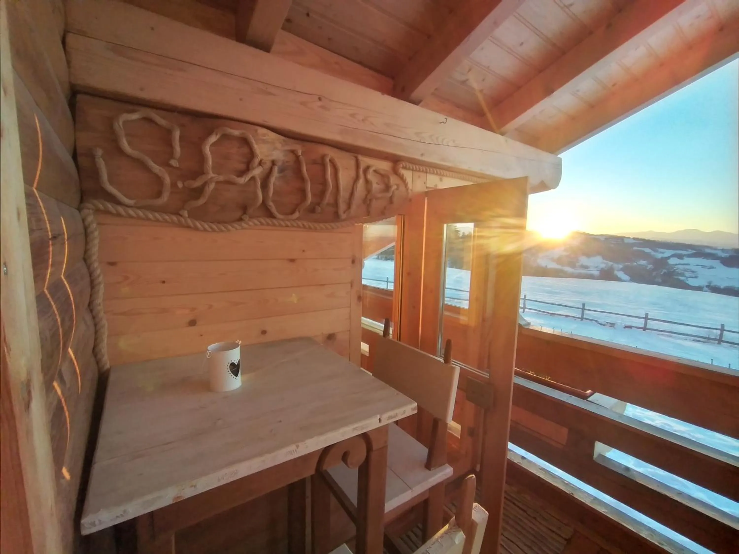 Sauna in B&B Mappamundi