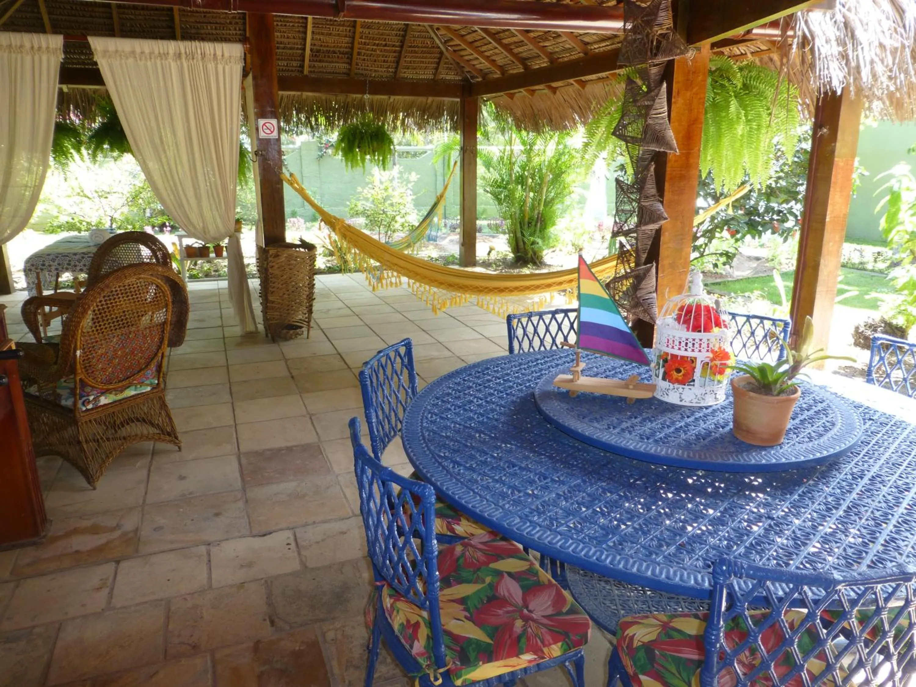Patio in Pousada das Bromélias