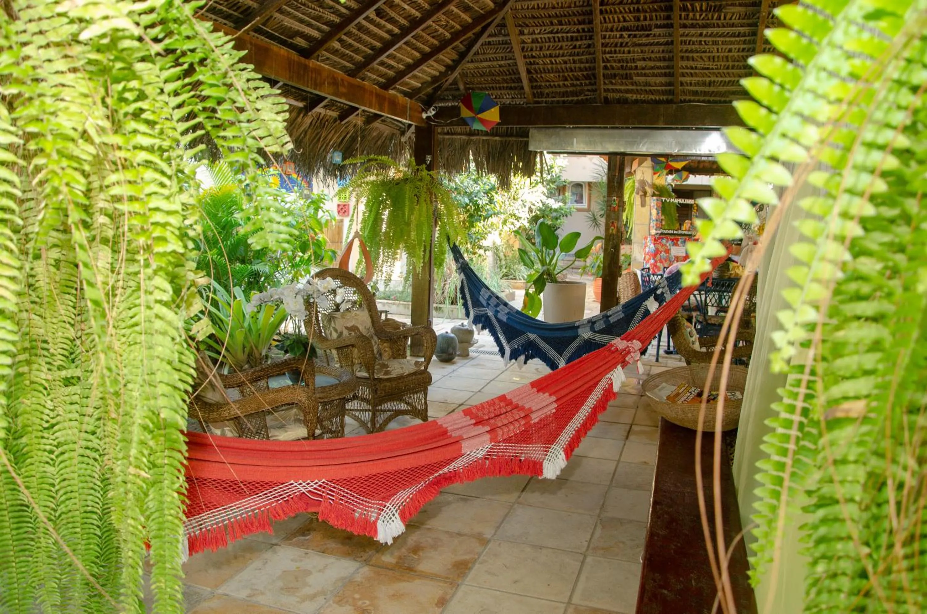 Patio in Pousada das Bromélias
