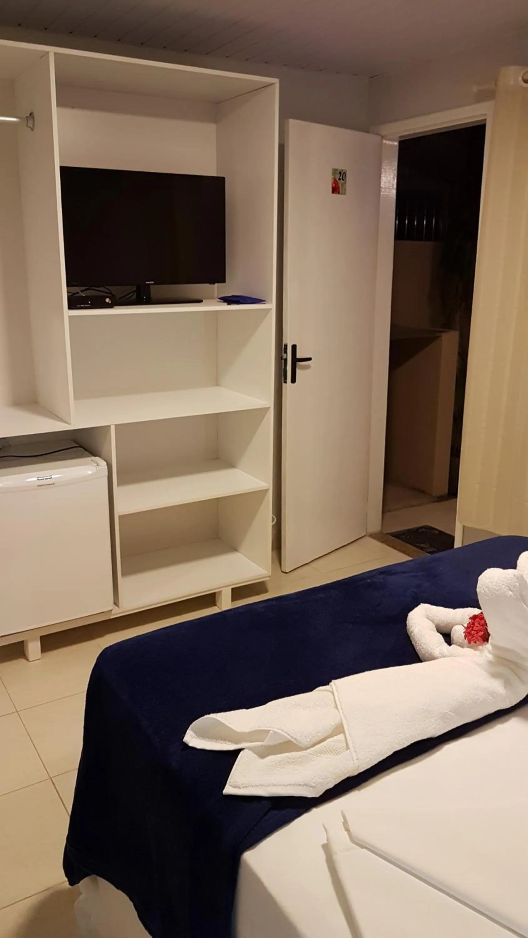 Bed in Pousada das Bromélias