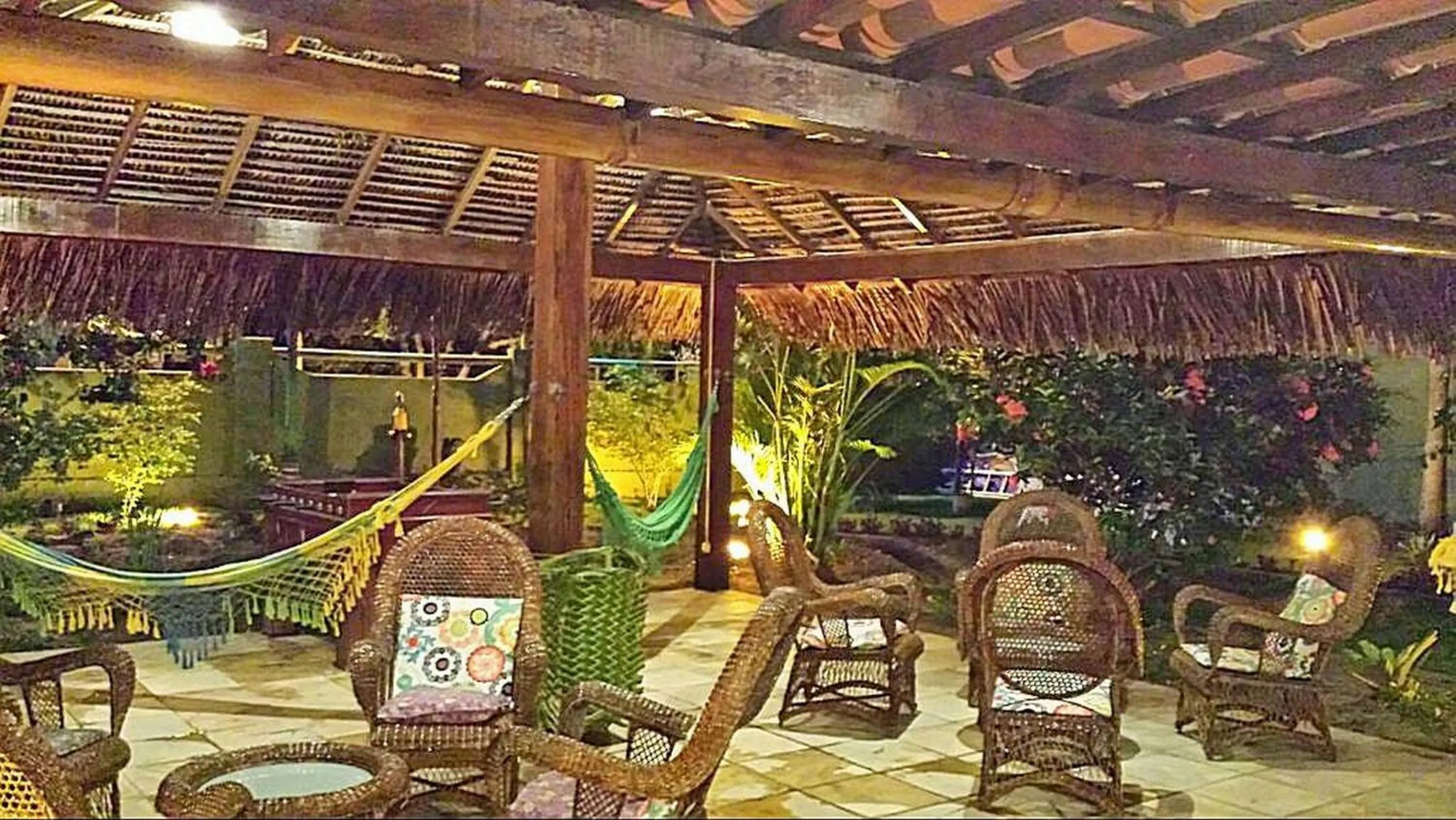 Patio in Pousada das Bromélias