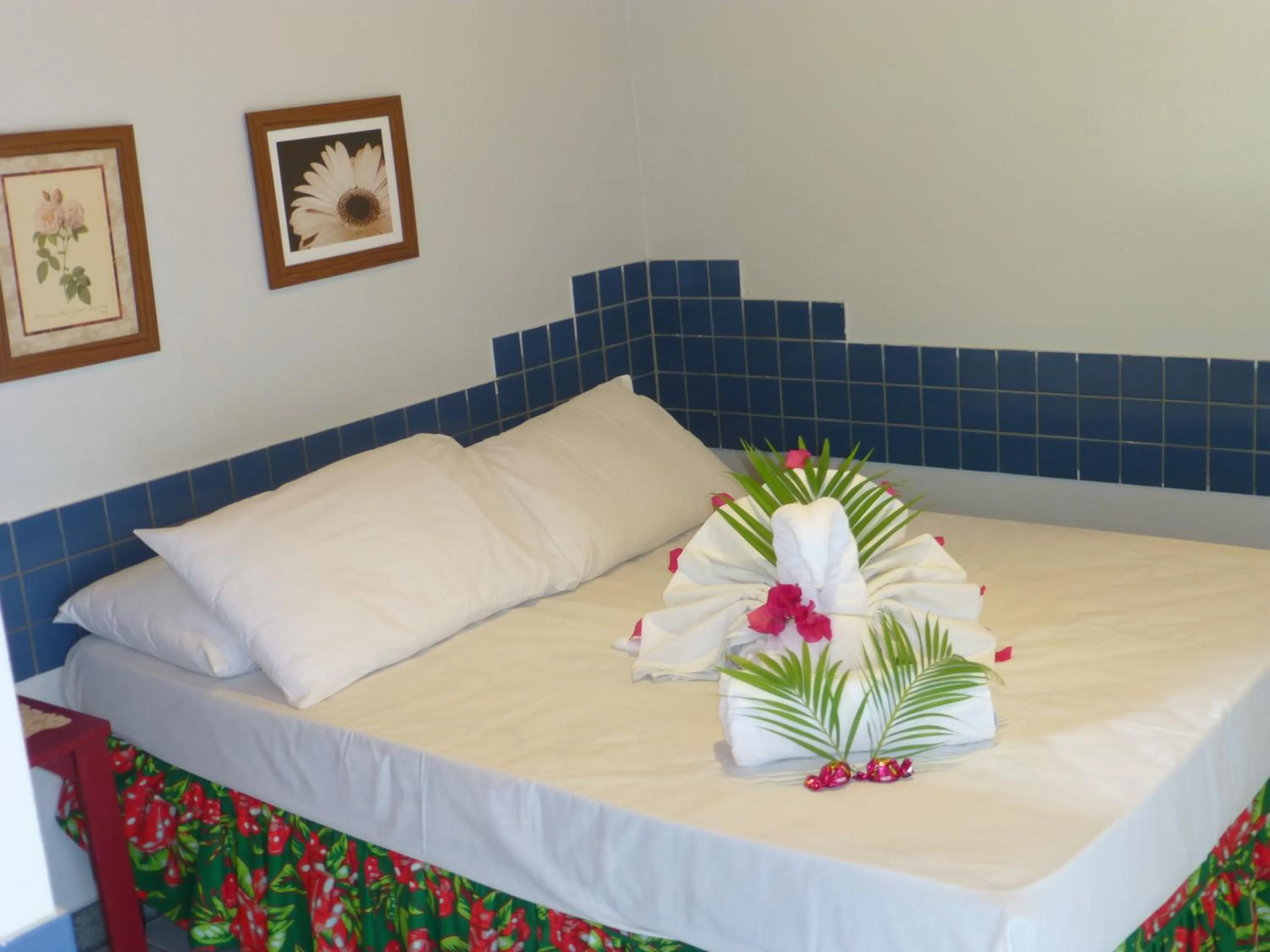 Bed in Pousada das Bromélias