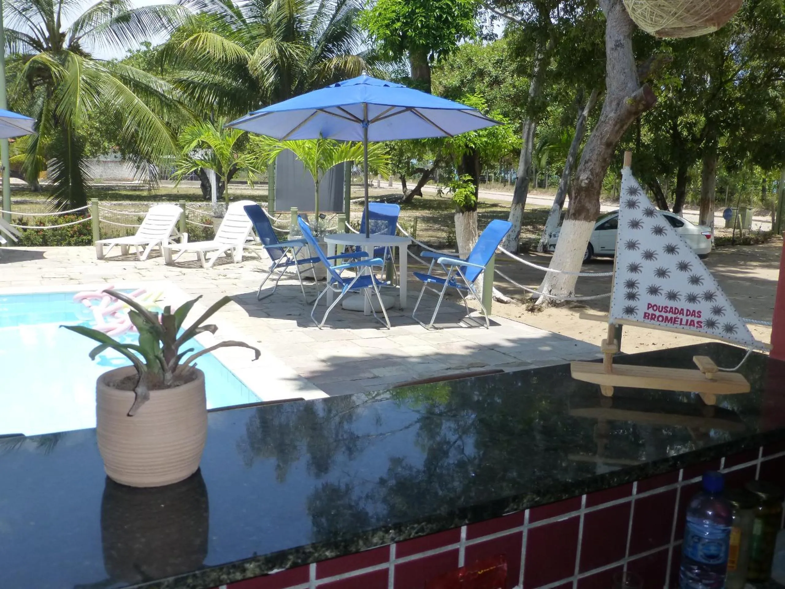 Patio in Pousada das Bromélias