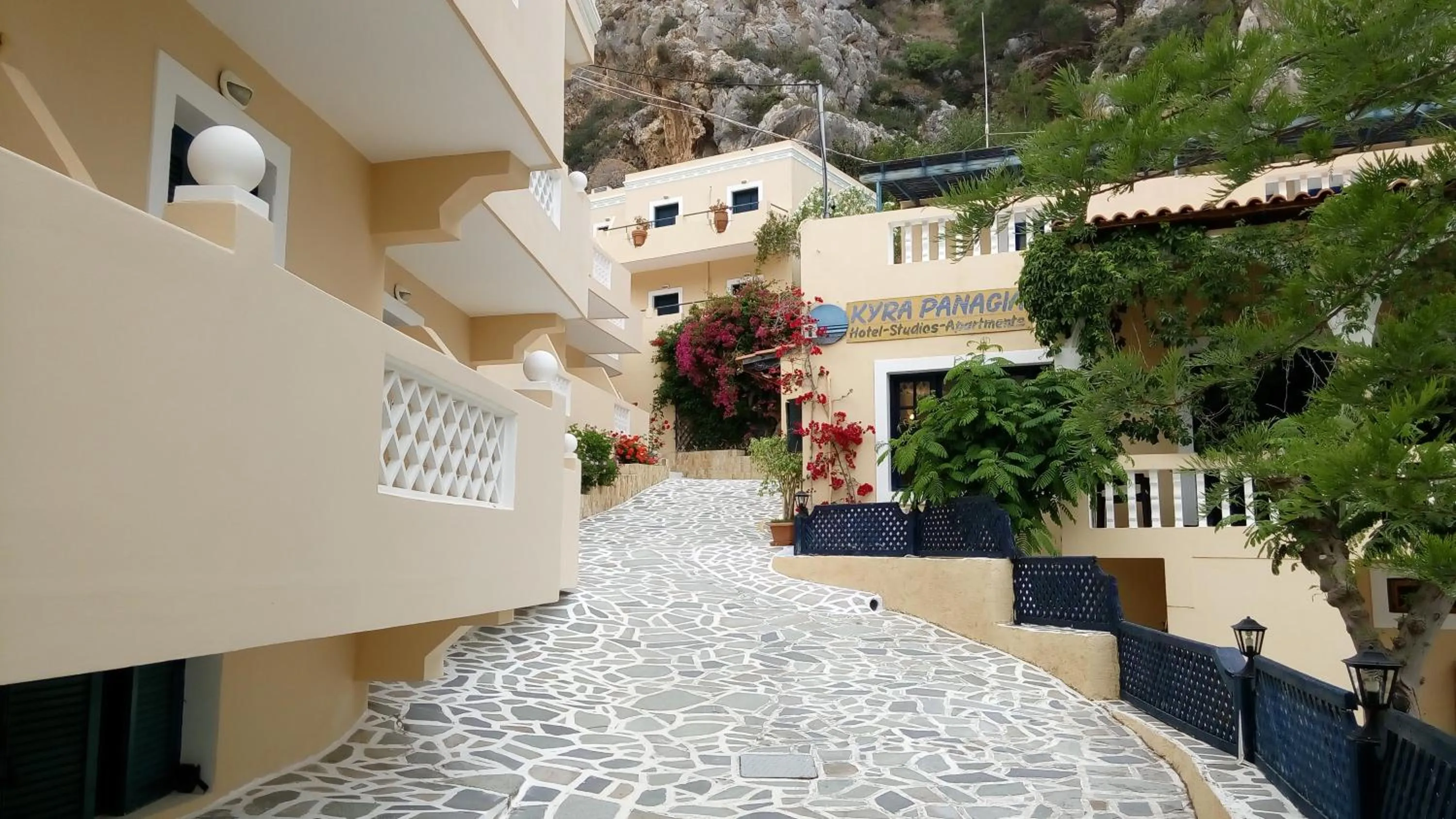 Property building in Kyra Panagia Hotel