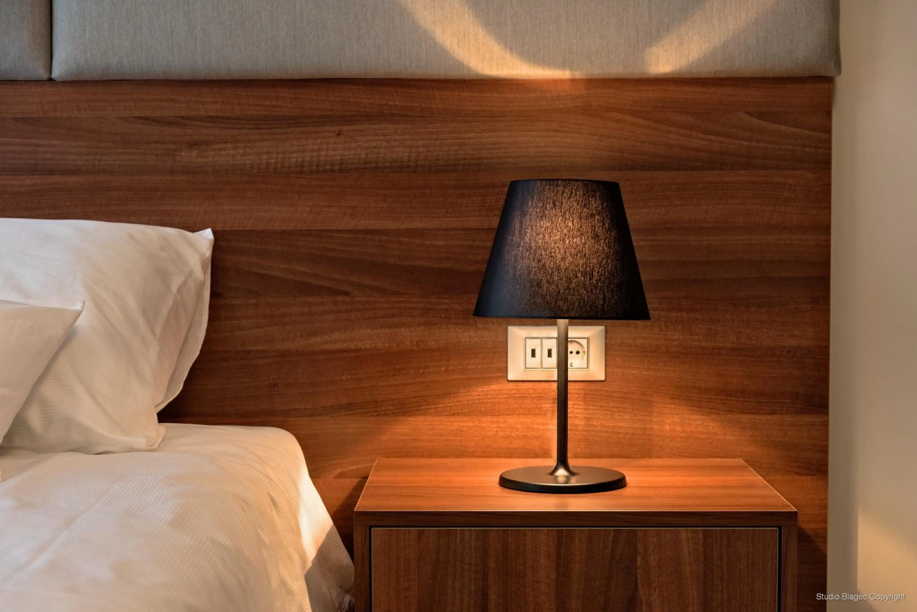 Decorative detail, Bed in Priska Med Luxury Rooms