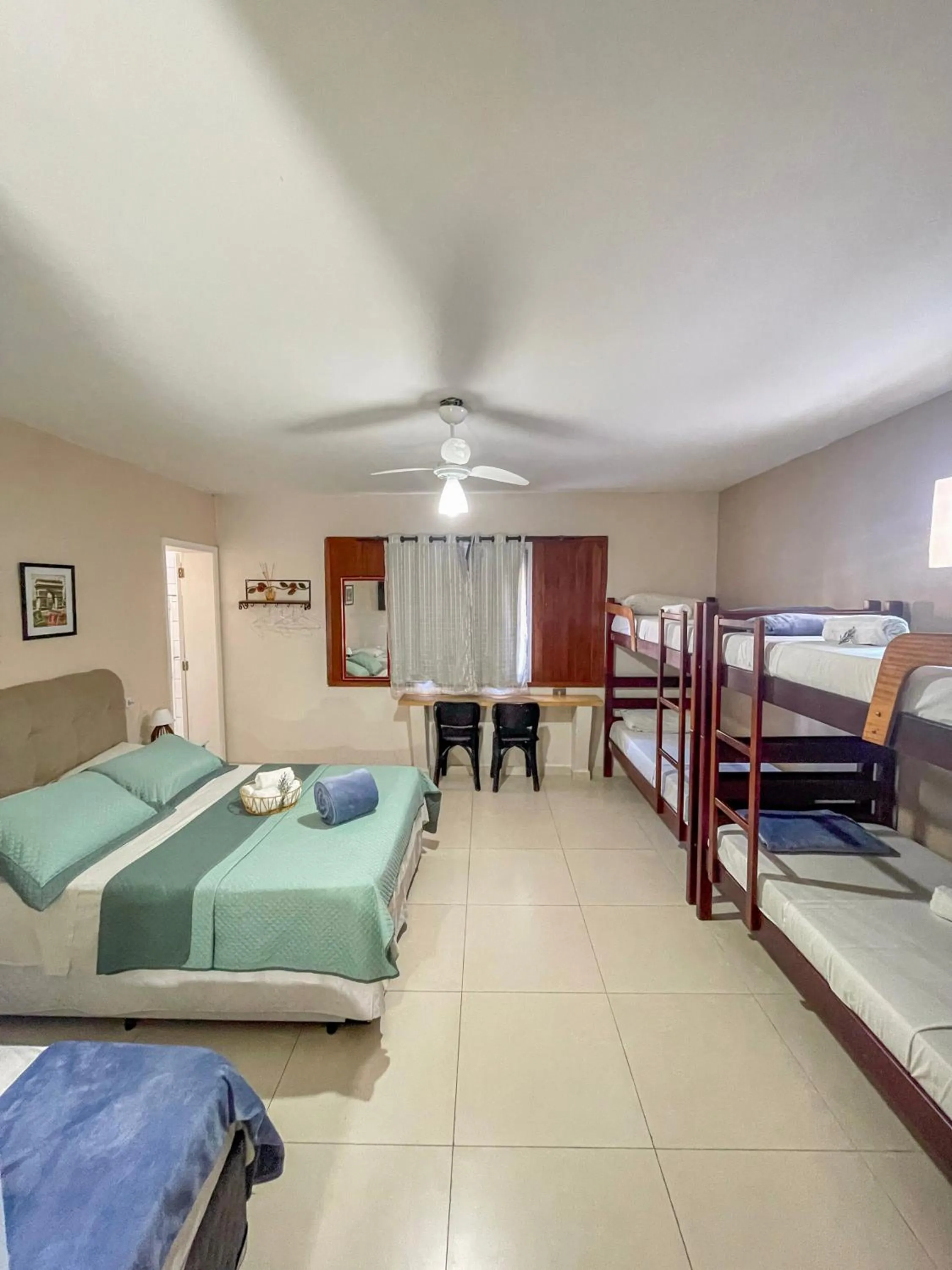 Bed in Pousada dos Franceses