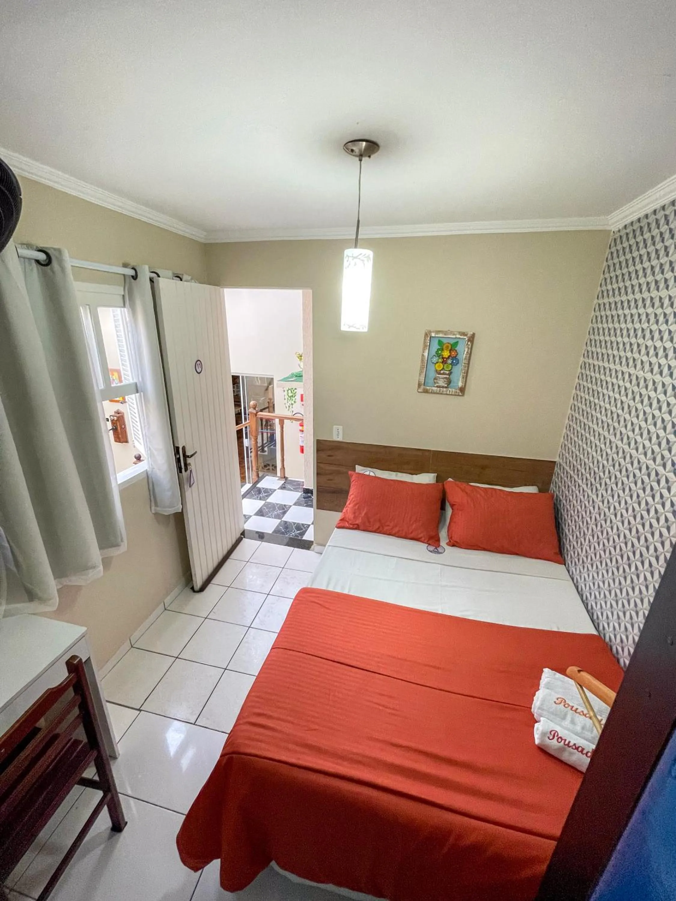 Bed in Pousada dos Franceses