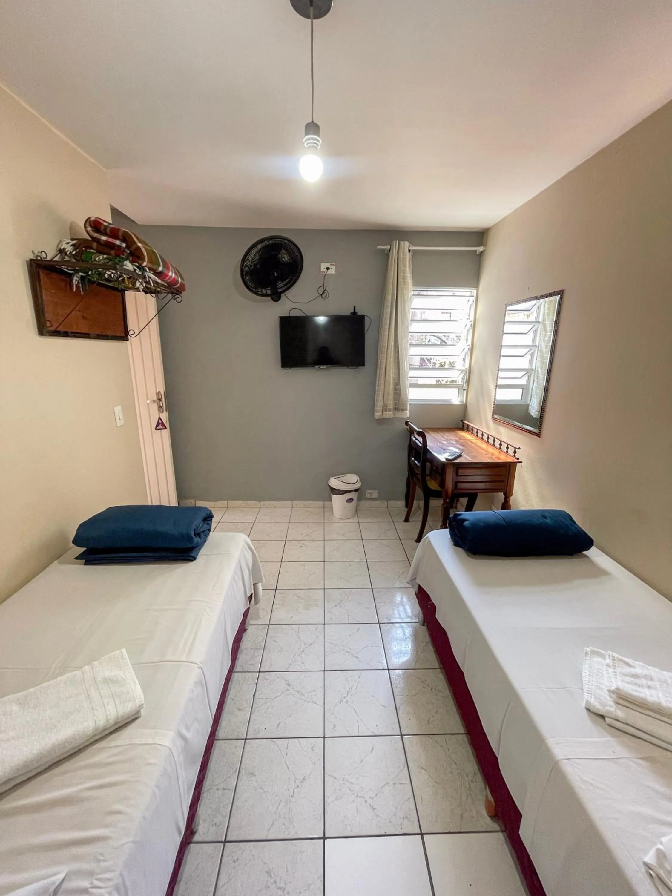 Bed in Pousada dos Franceses