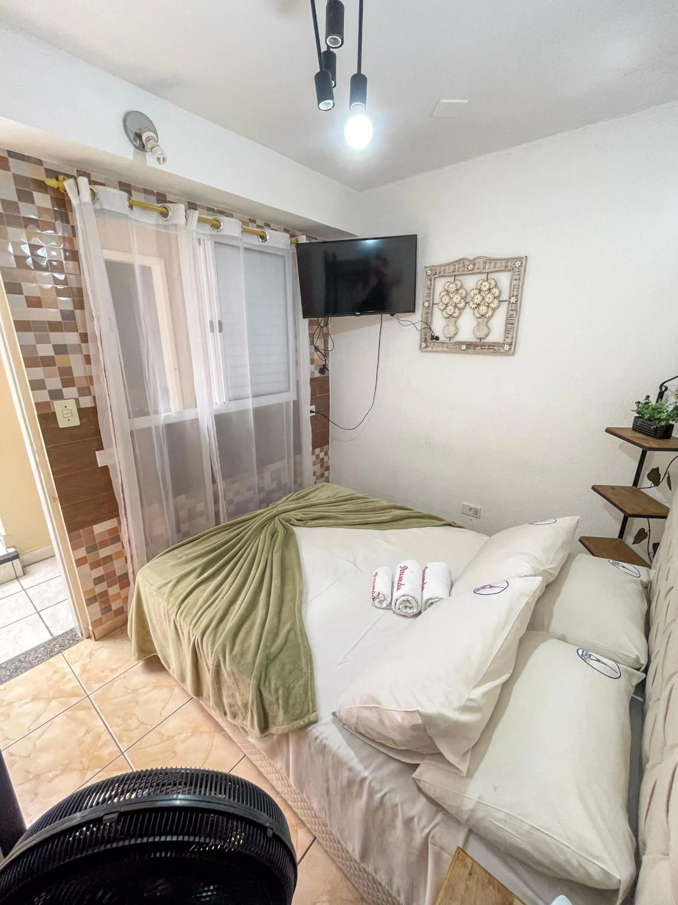 Bed in Pousada dos Franceses