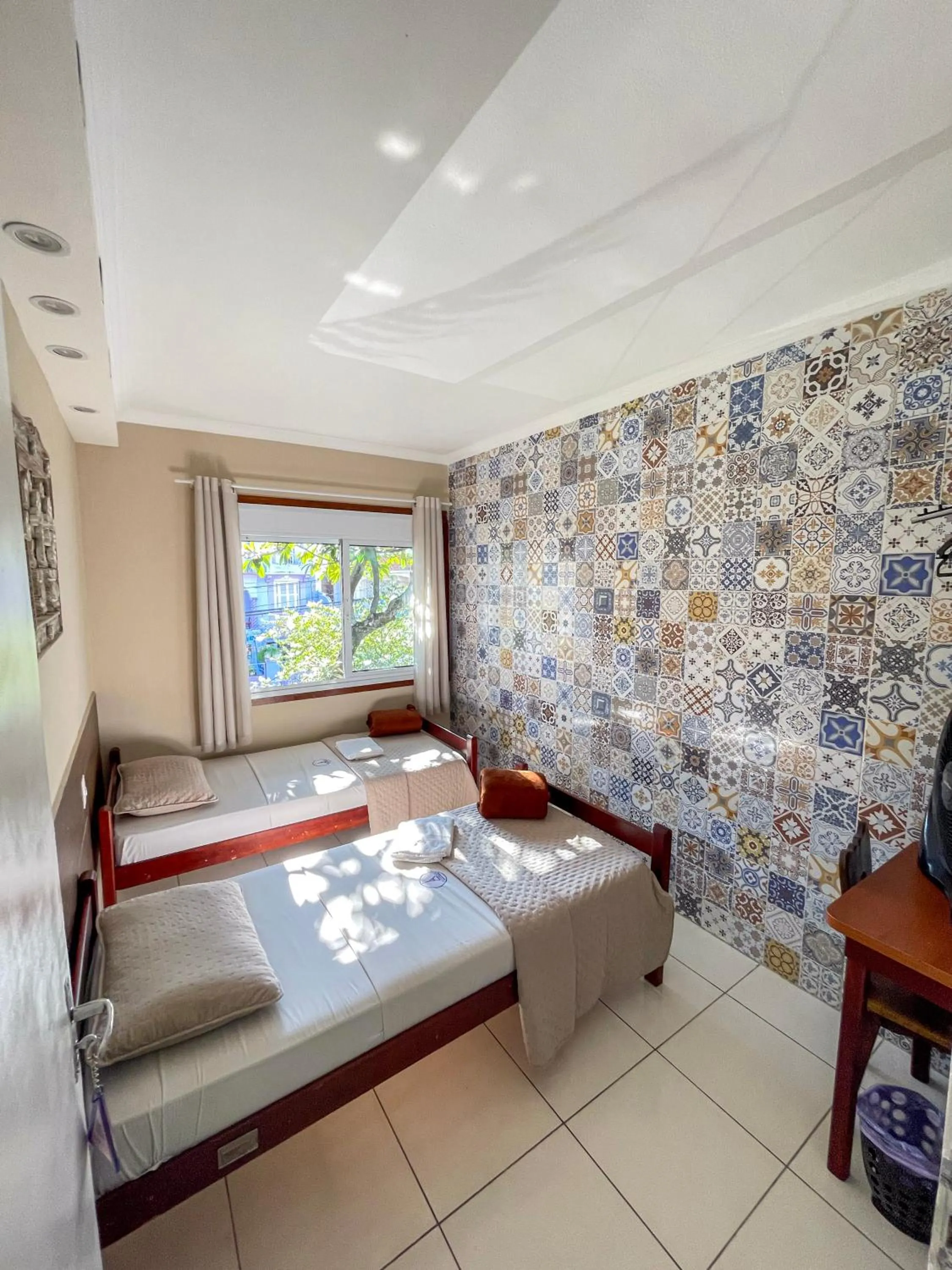 Bed in Pousada dos Franceses