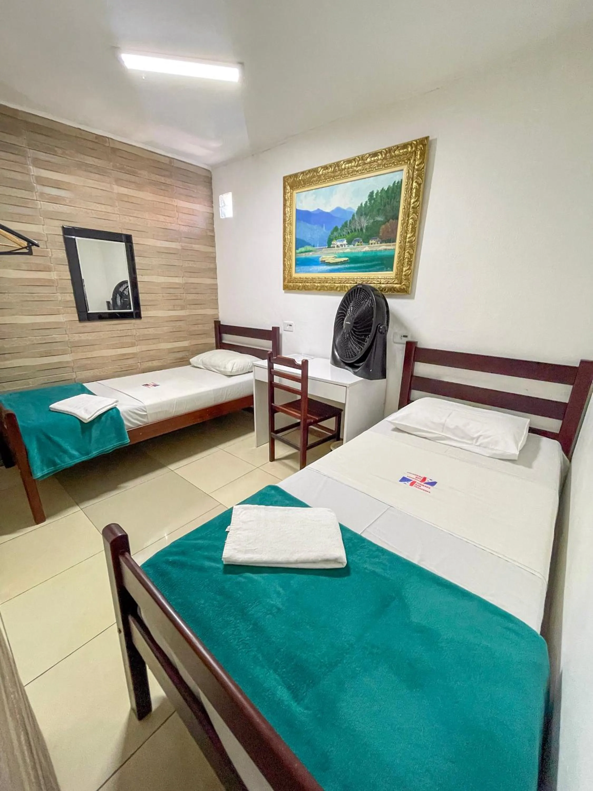 Bed in Pousada dos Franceses