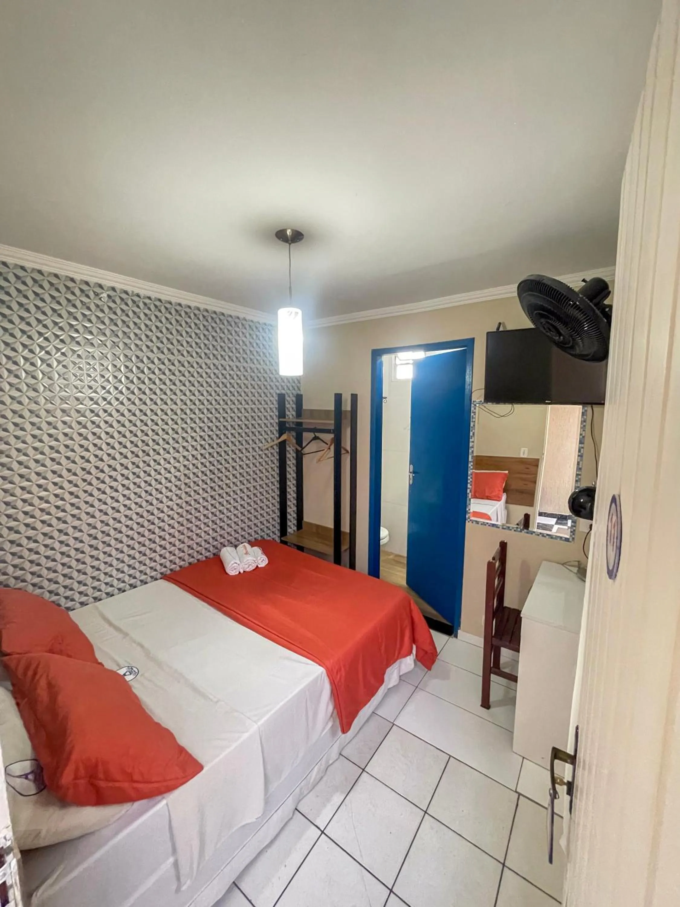 Bed in Pousada dos Franceses