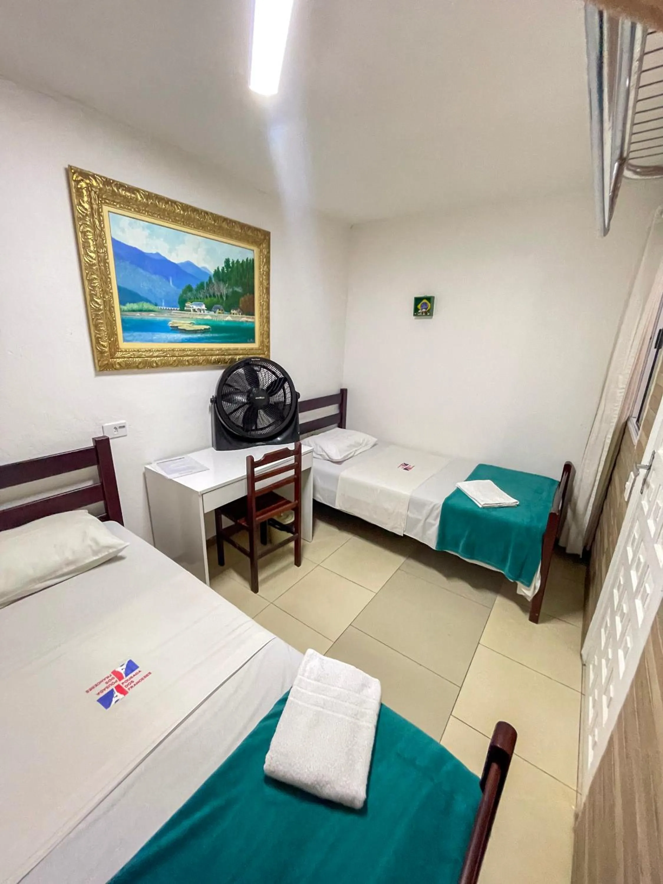 Bed in Pousada dos Franceses