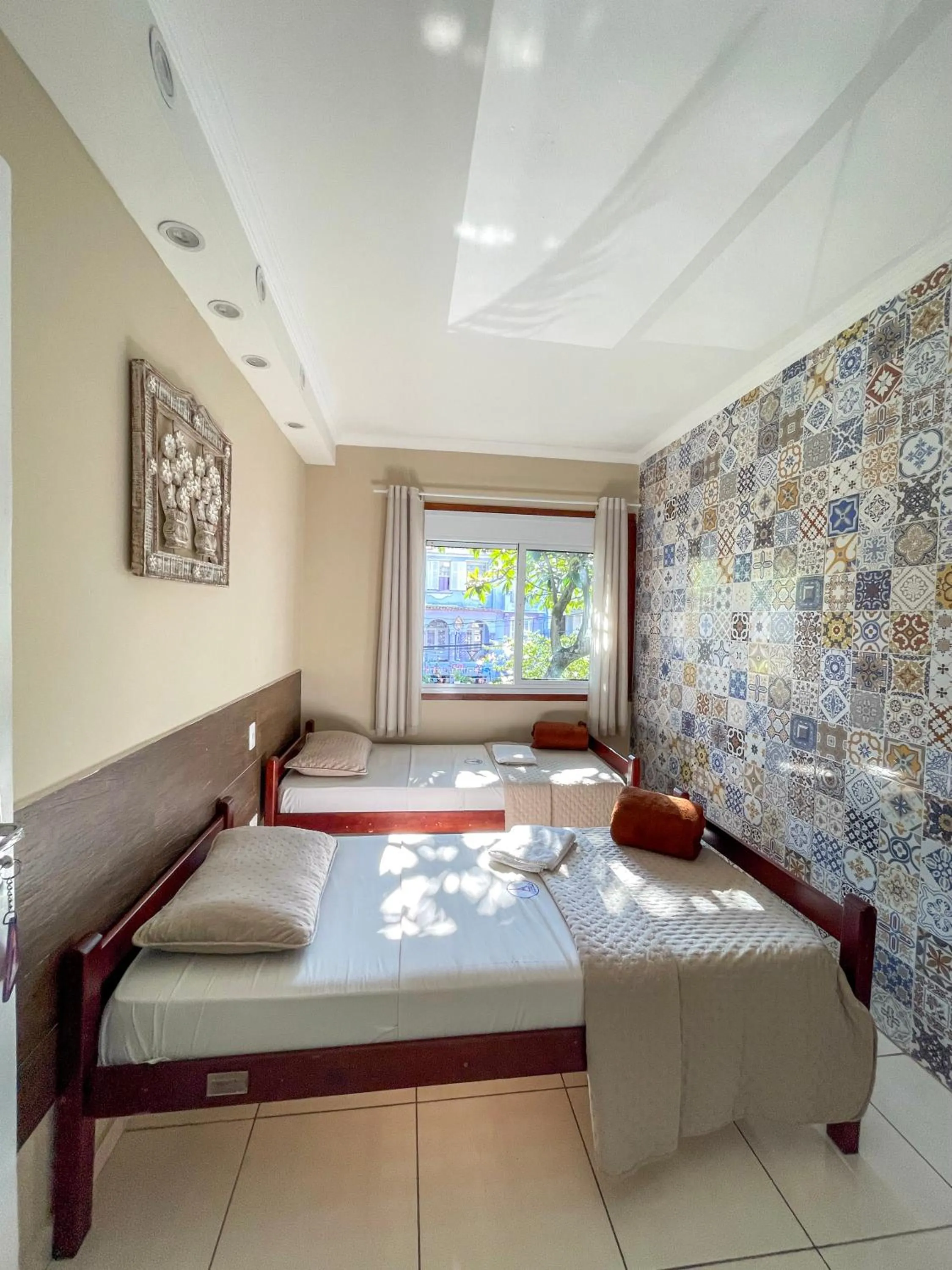 Bed in Pousada dos Franceses