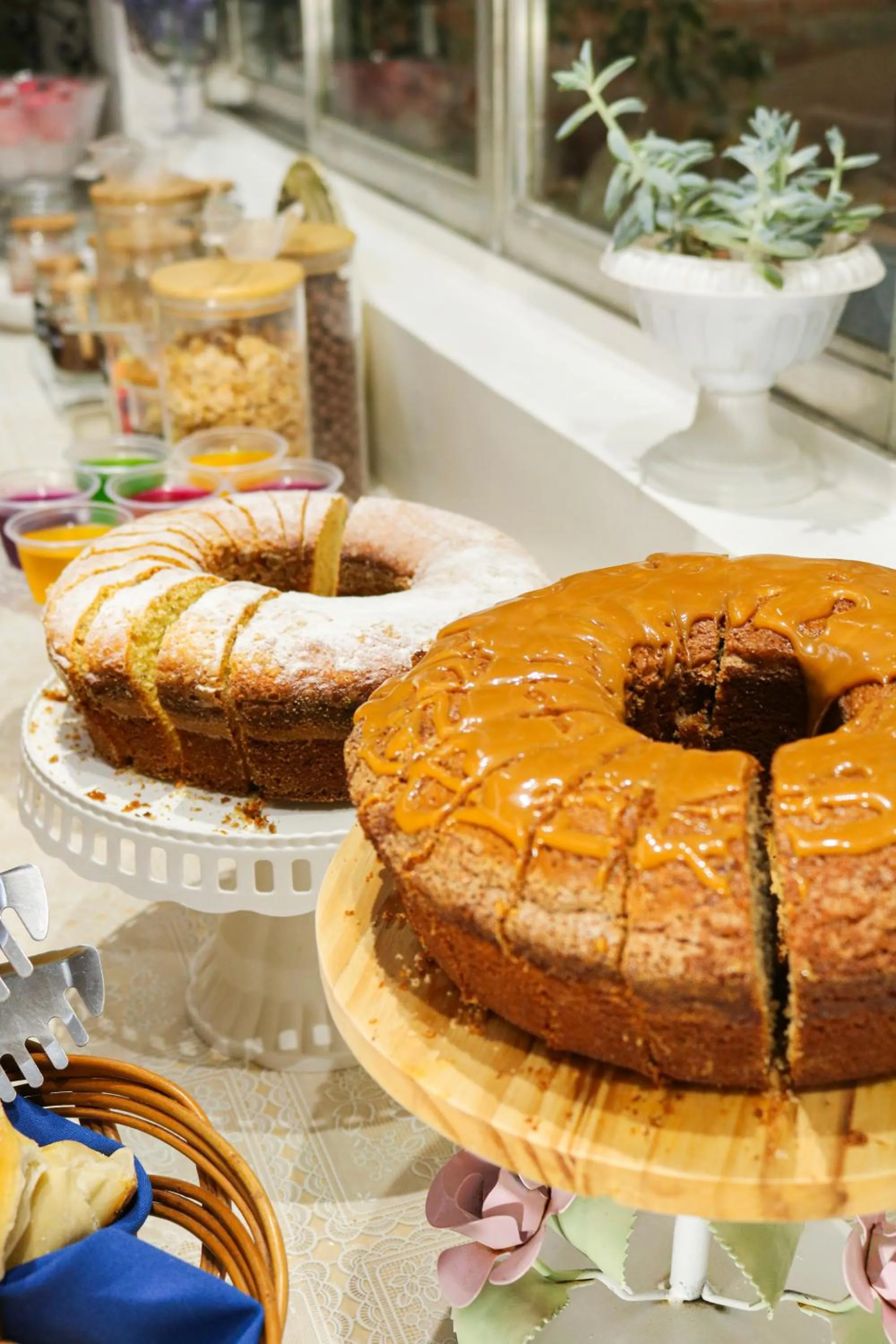 Buffet breakfast in Pousada dos Franceses