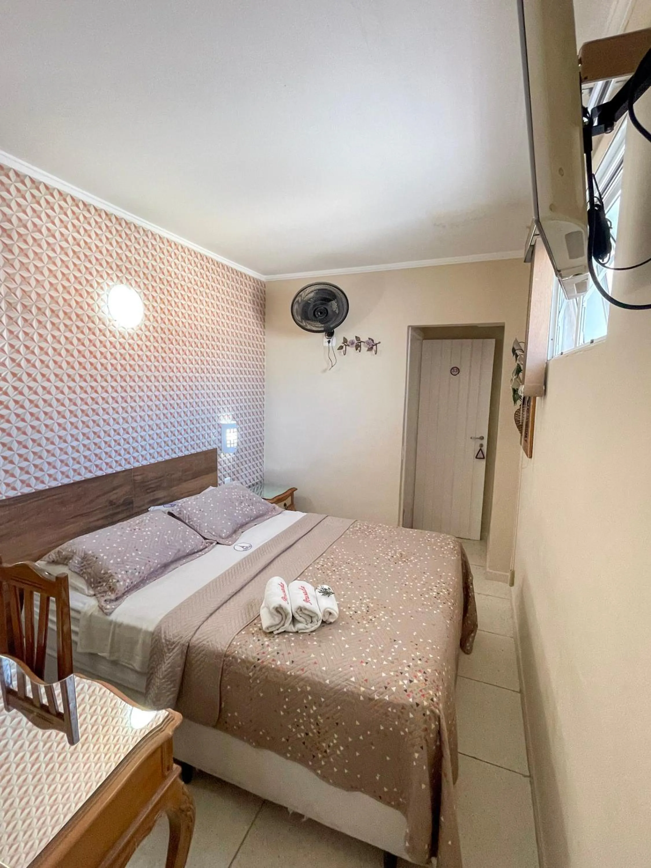 Bed in Pousada dos Franceses