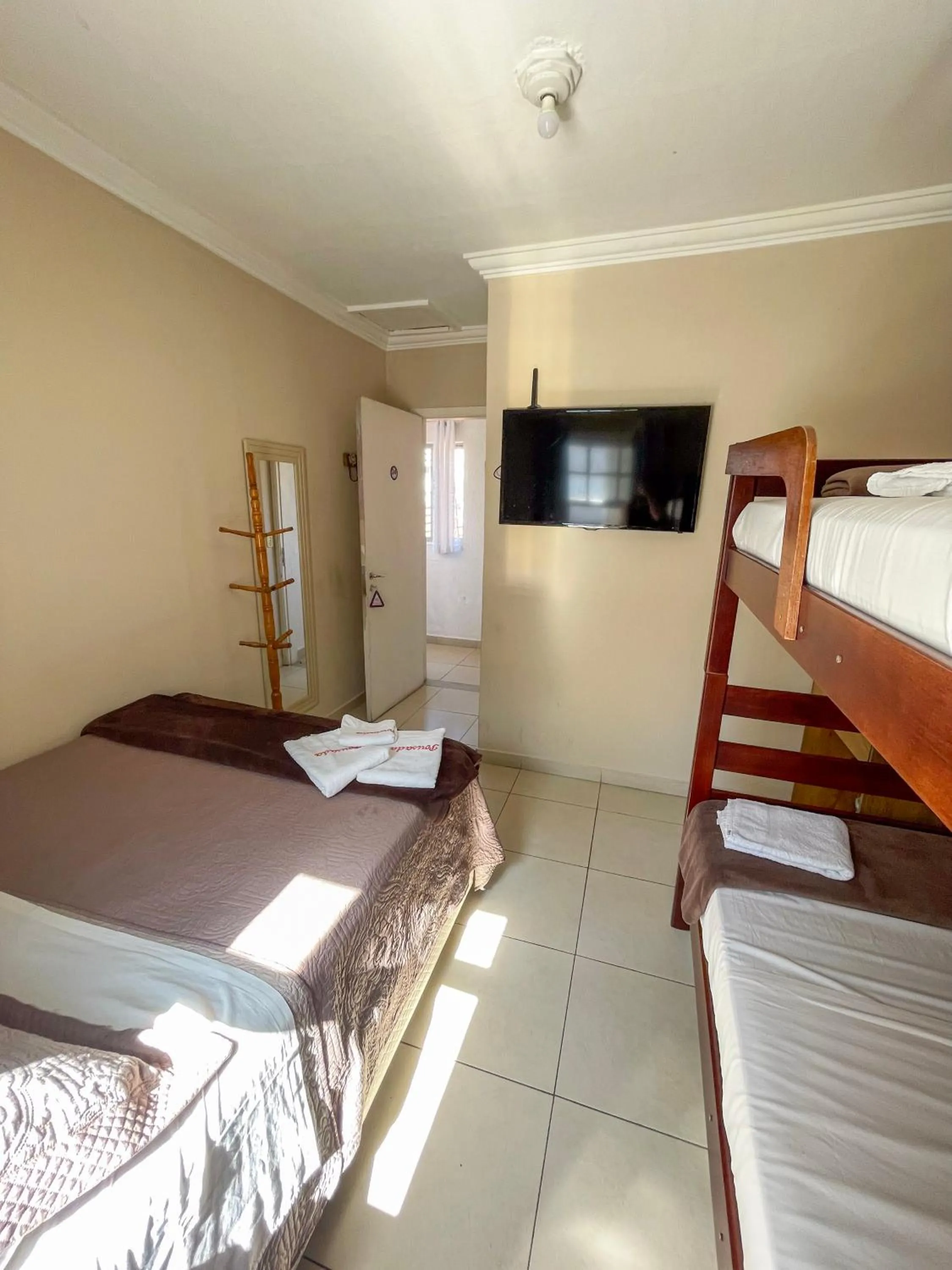 Bed in Pousada dos Franceses