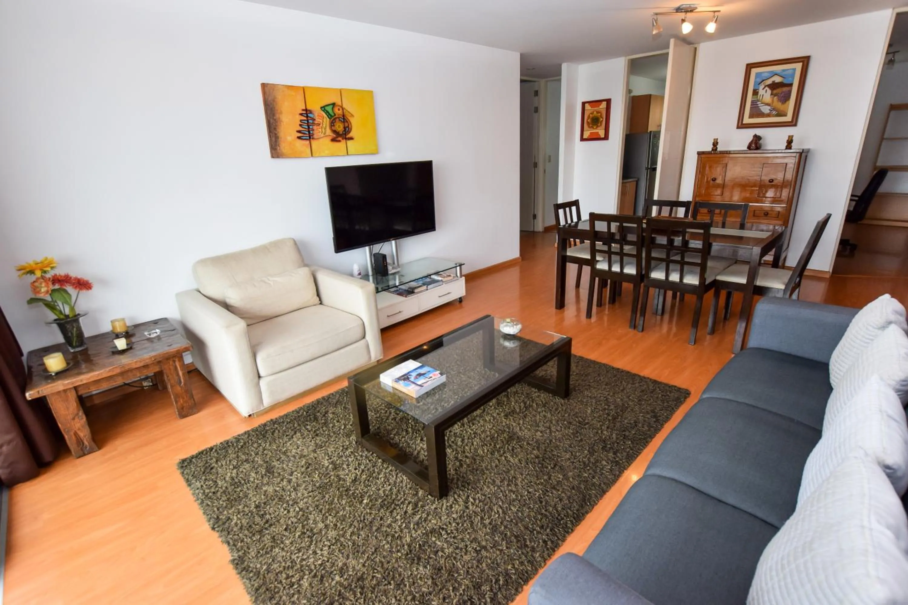 Living room in Miraflores Apartments 109 Tejada Ave by Private Host