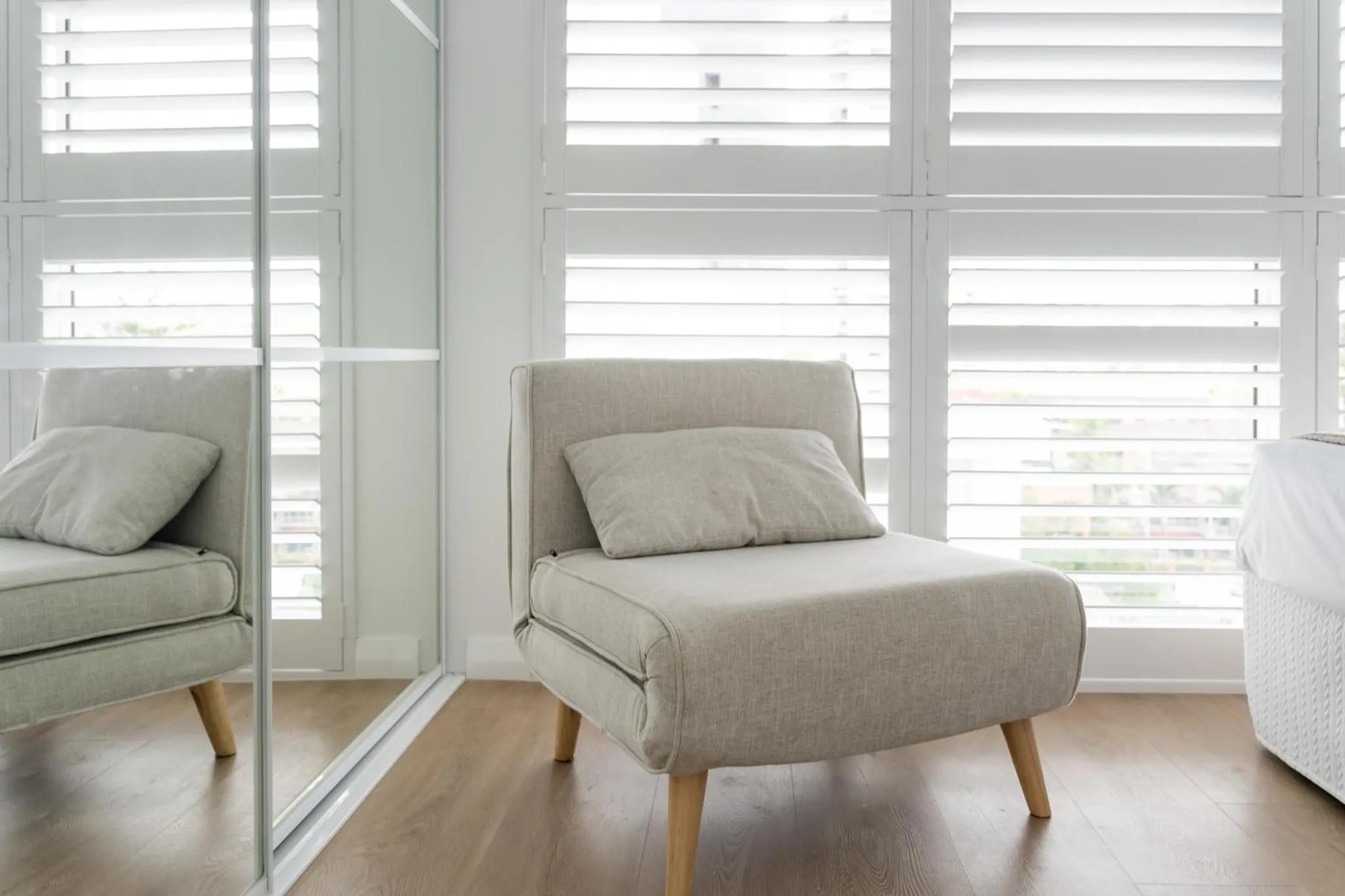 Bedroom in Cashelmara Beachfront Apartments
