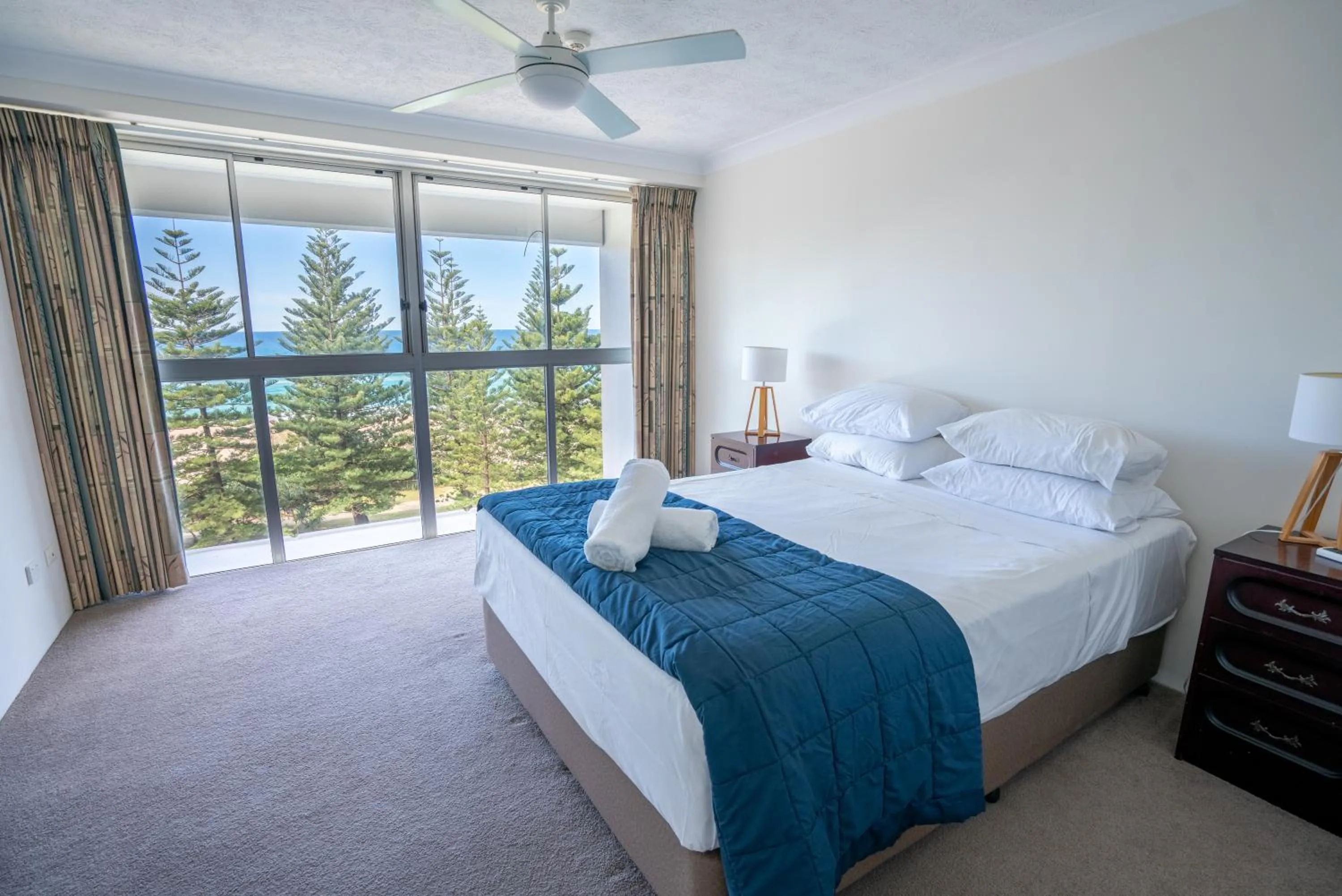 View (from property/room), Bed in Cashelmara Beachfront Apartments