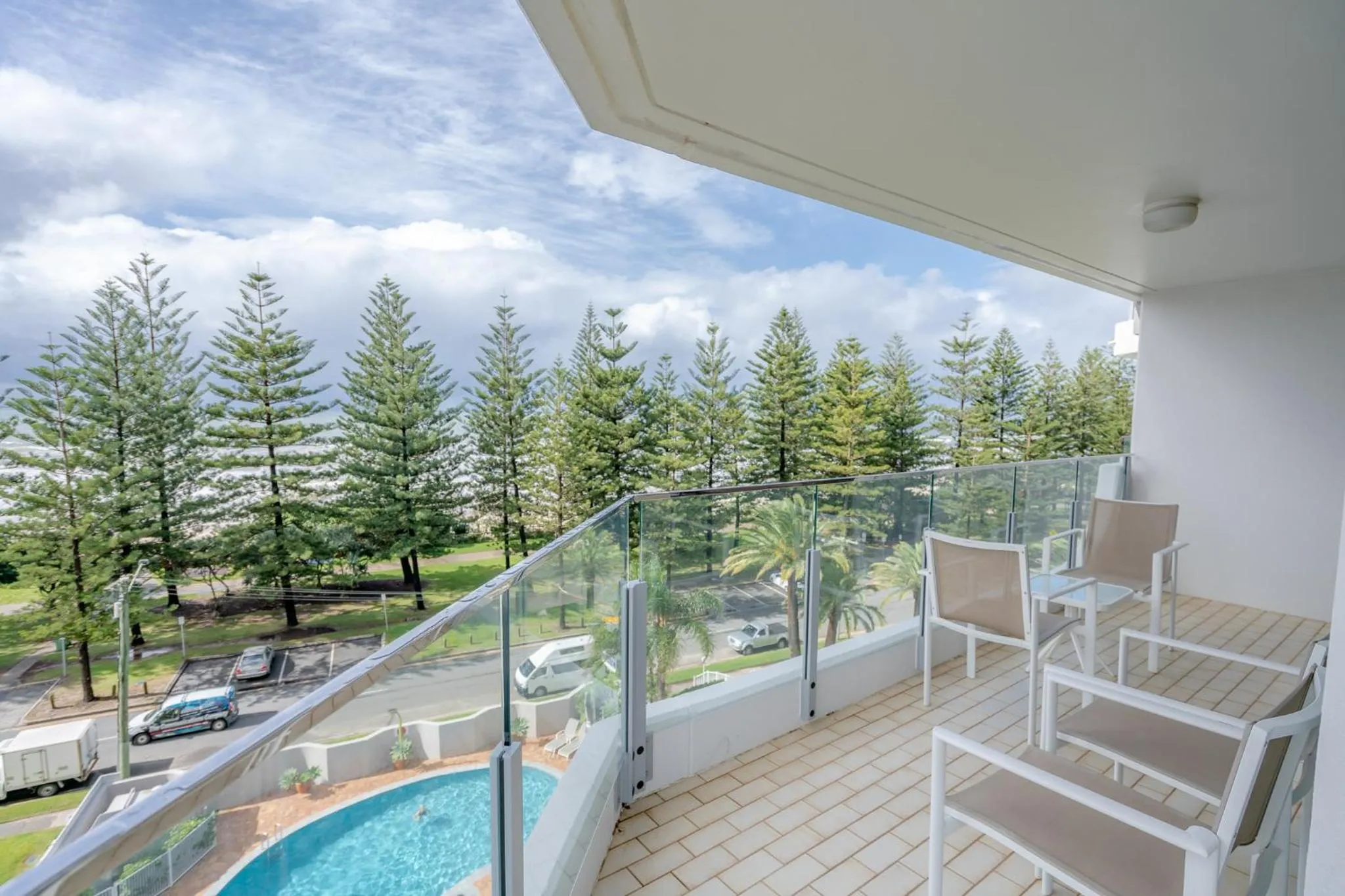 Balcony/Terrace in Cashelmara Beachfront Apartments