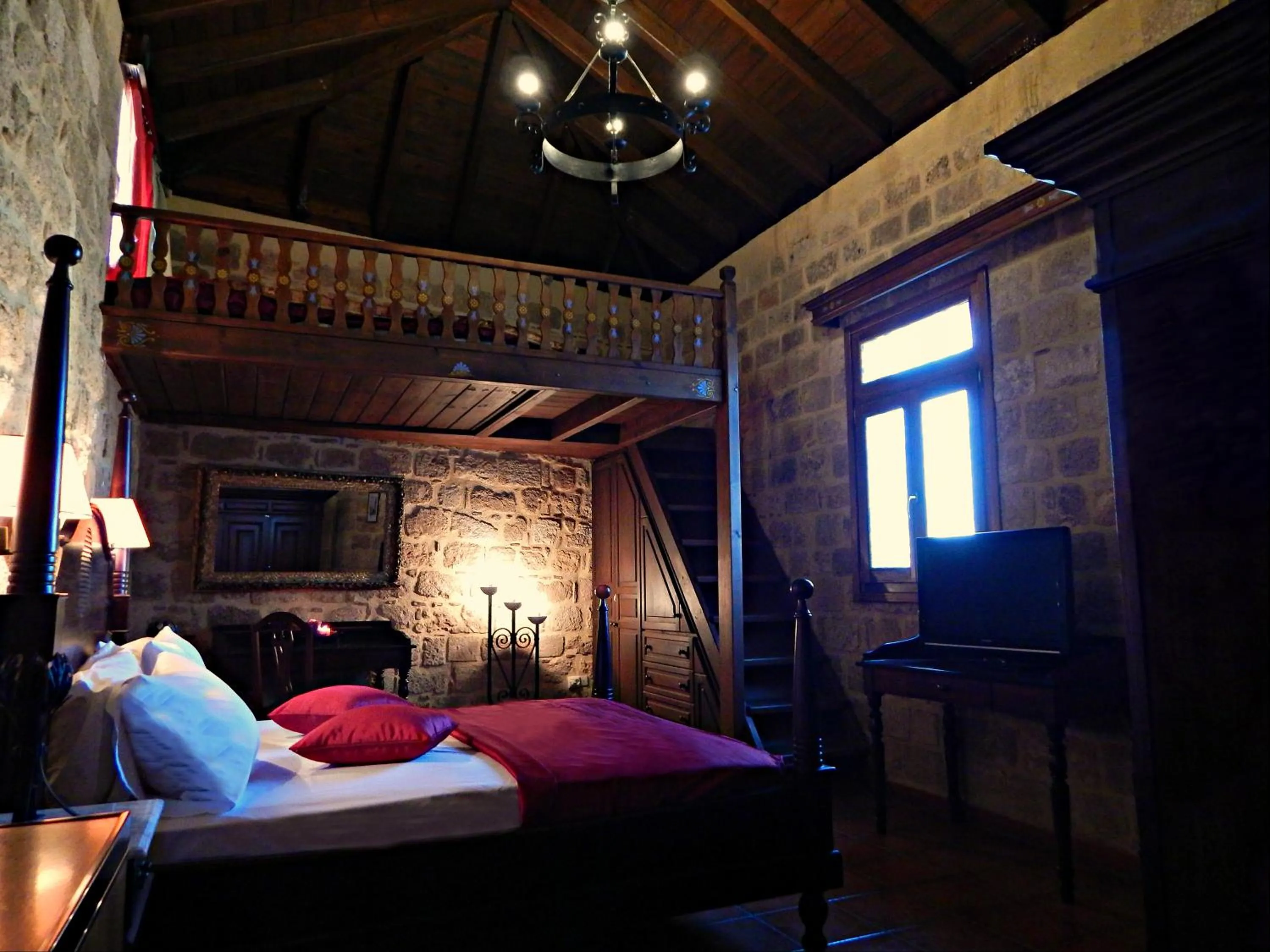 Bedroom, Bed in S.Nikolis' Historic Boutique Hotel