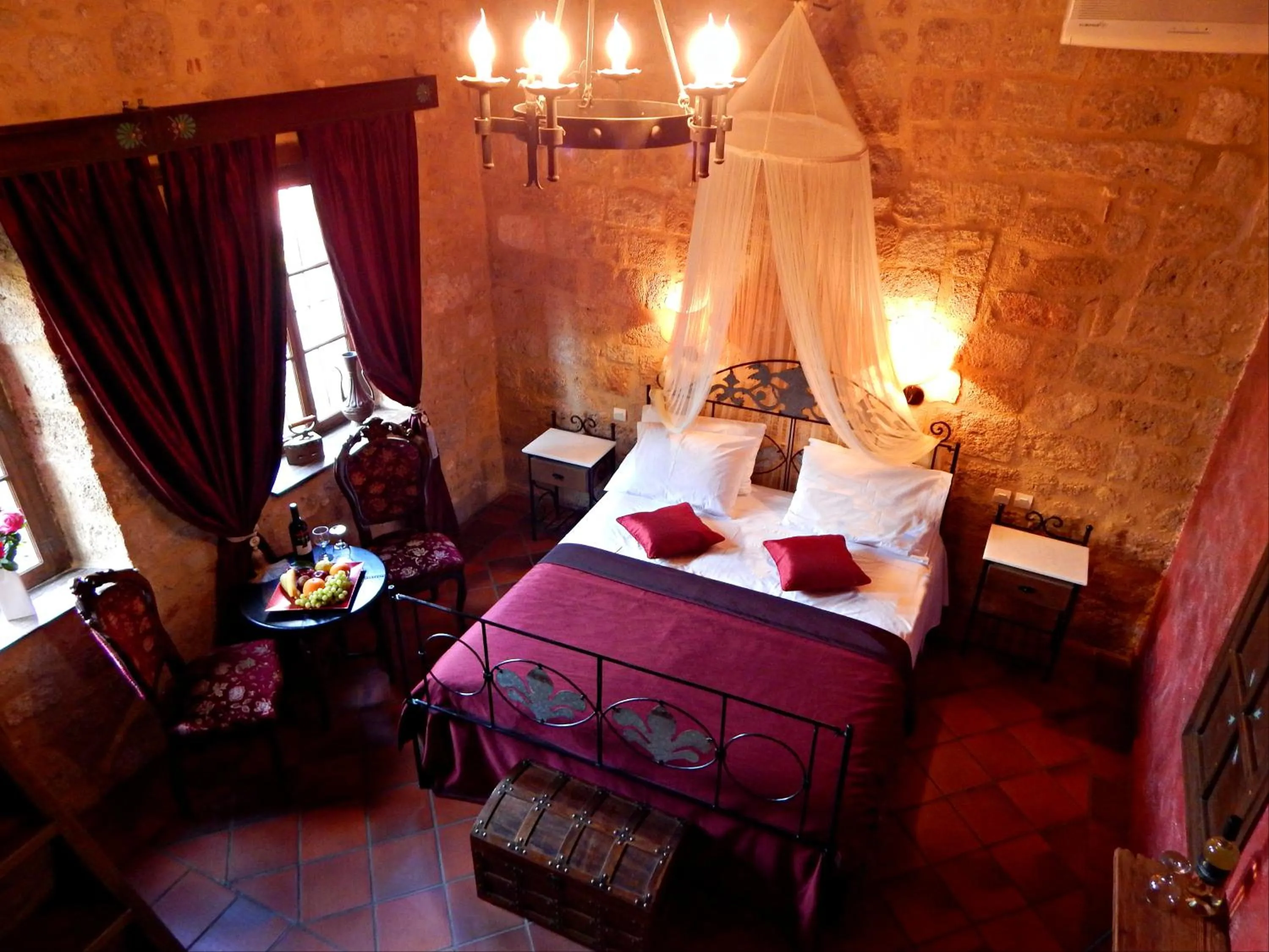 Bedroom, Bed in S.Nikolis' Historic Boutique Hotel