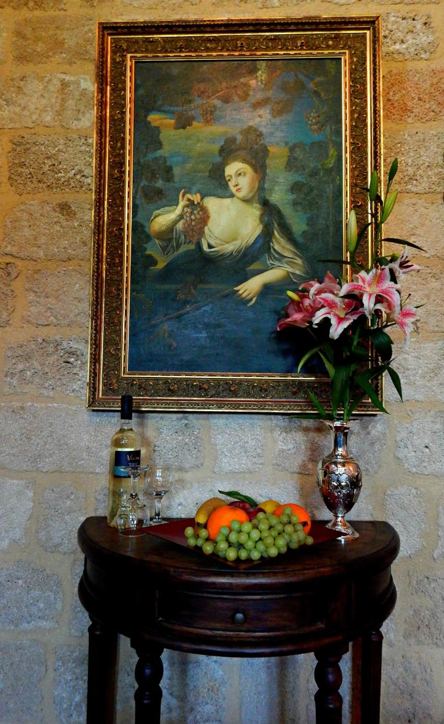 Decorative detail in S.Nikolis' Historic Boutique Hotel