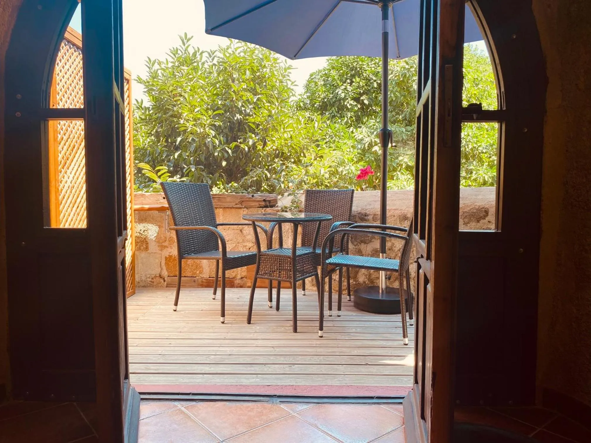 Patio in S.Nikolis' Historic Boutique Hotel