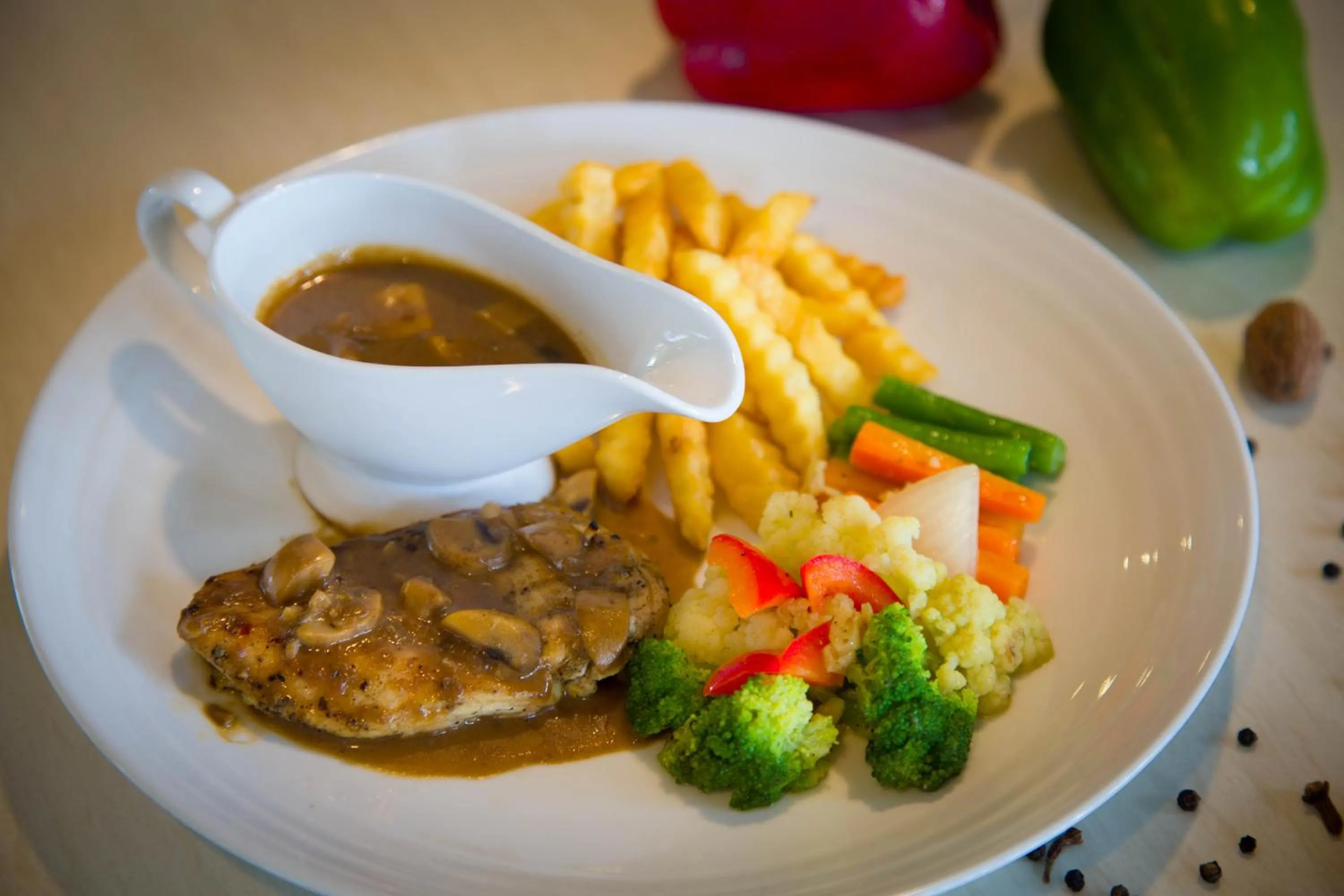 Food in Front One Akshaya Hotel Karawang