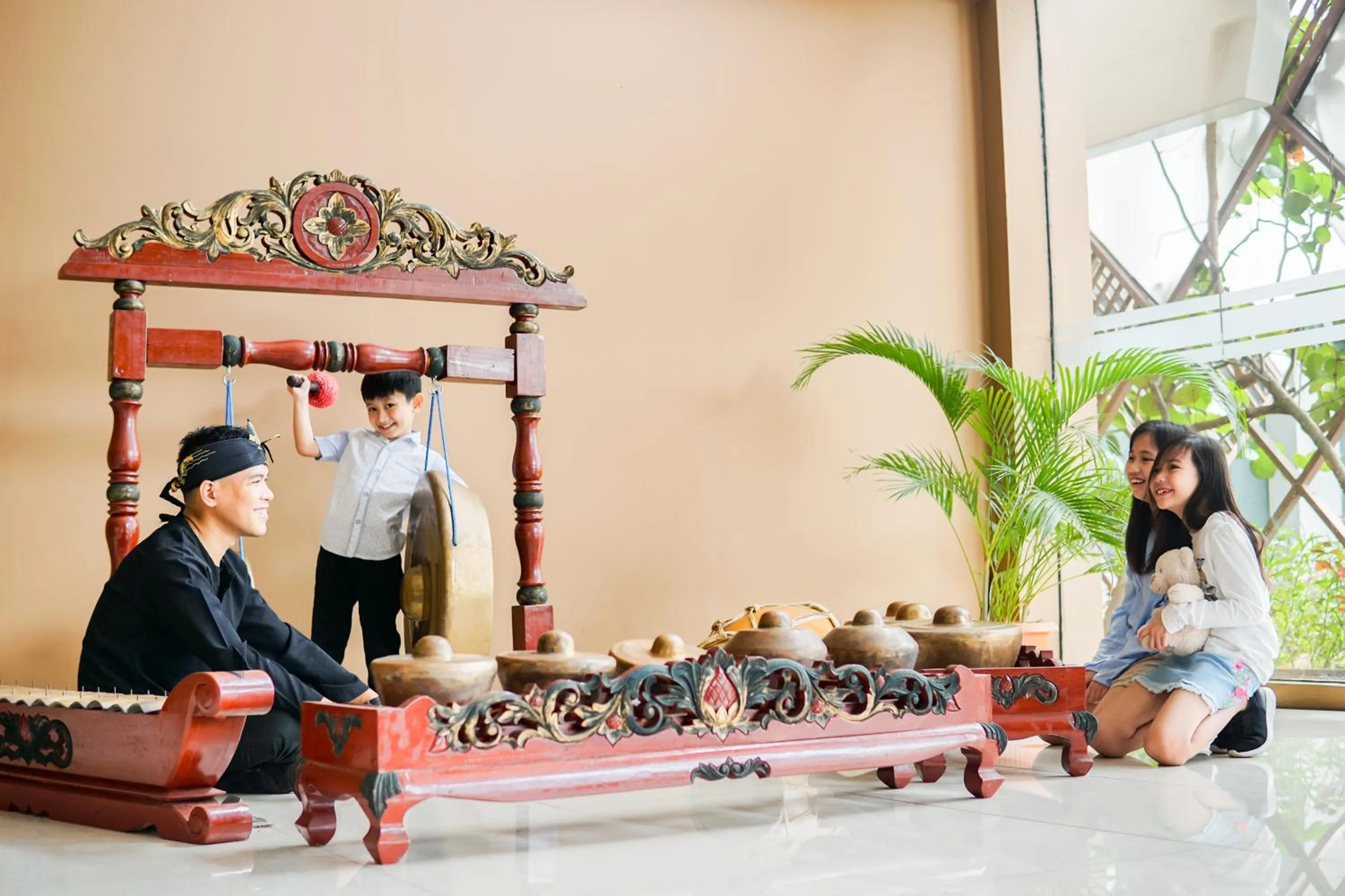 Activities in Front One Akshaya Hotel Karawang