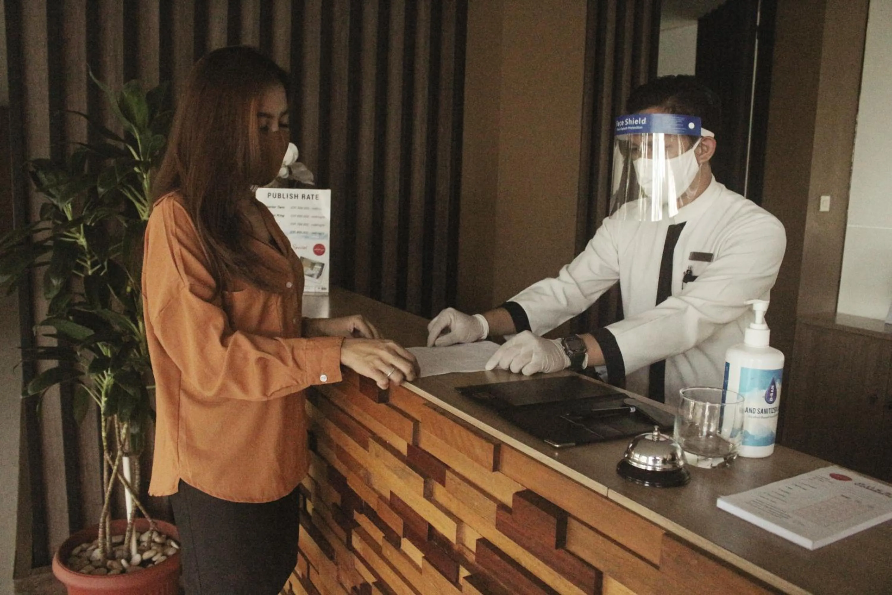 Activities in Front One Akshaya Hotel Karawang