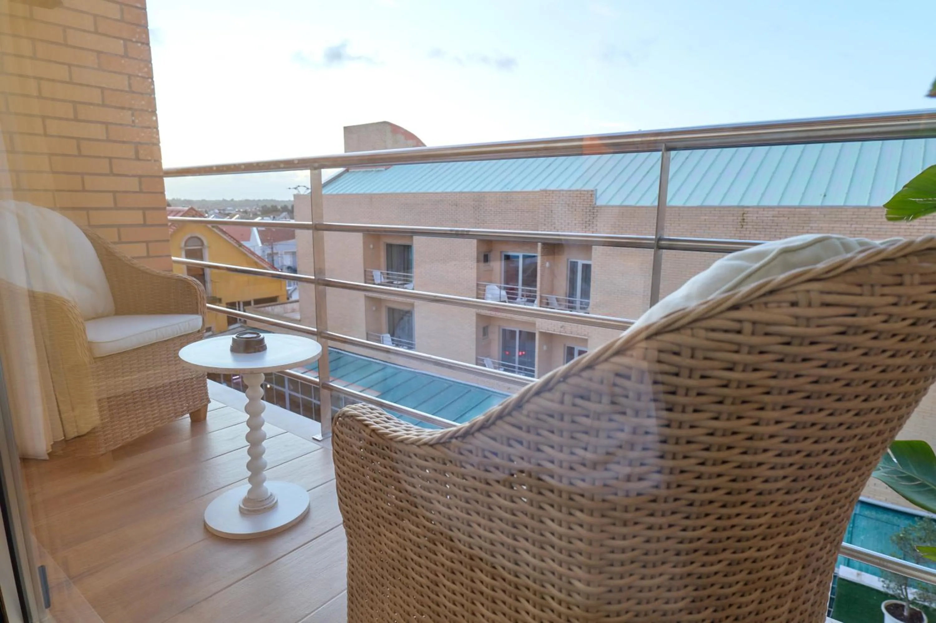 Balcony/Terrace in Hotel de Ilhavo Plaza & Spa