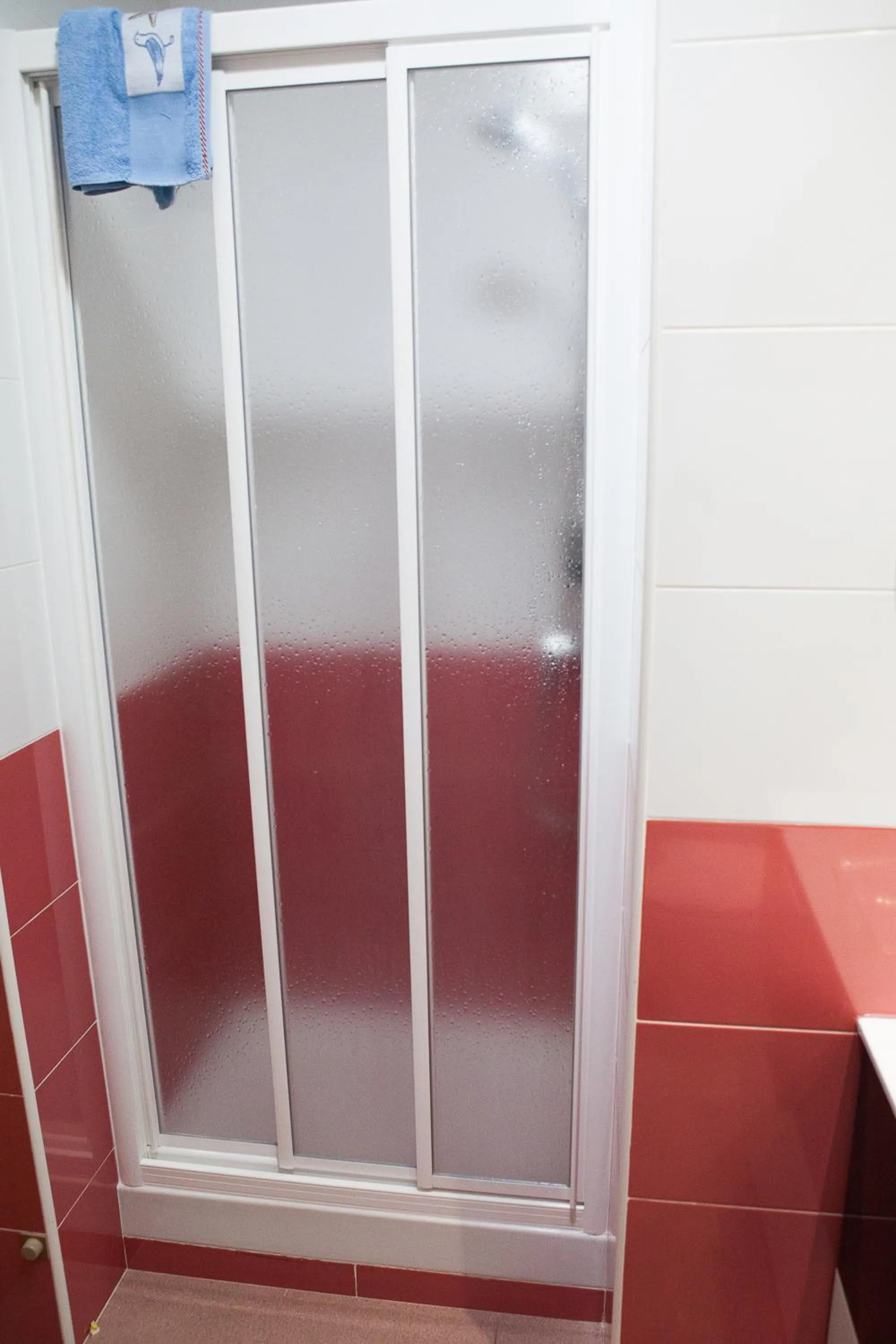 Shower in Hostal del Pez Azul