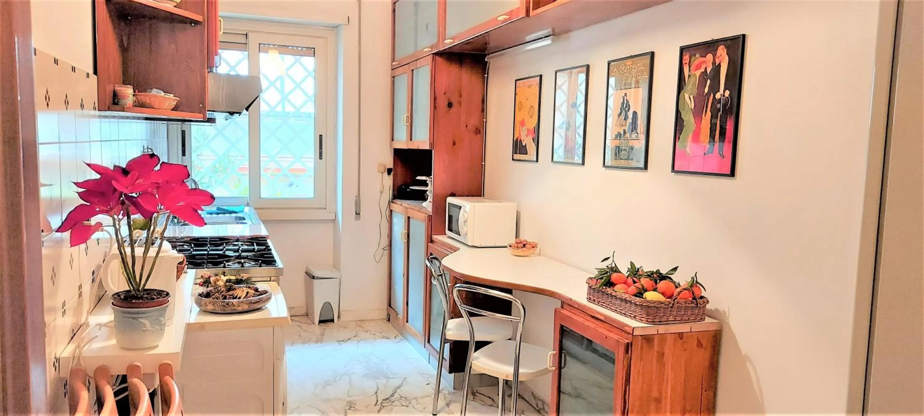 Kitchen or kitchenette in Vatican De Carolis Terrace