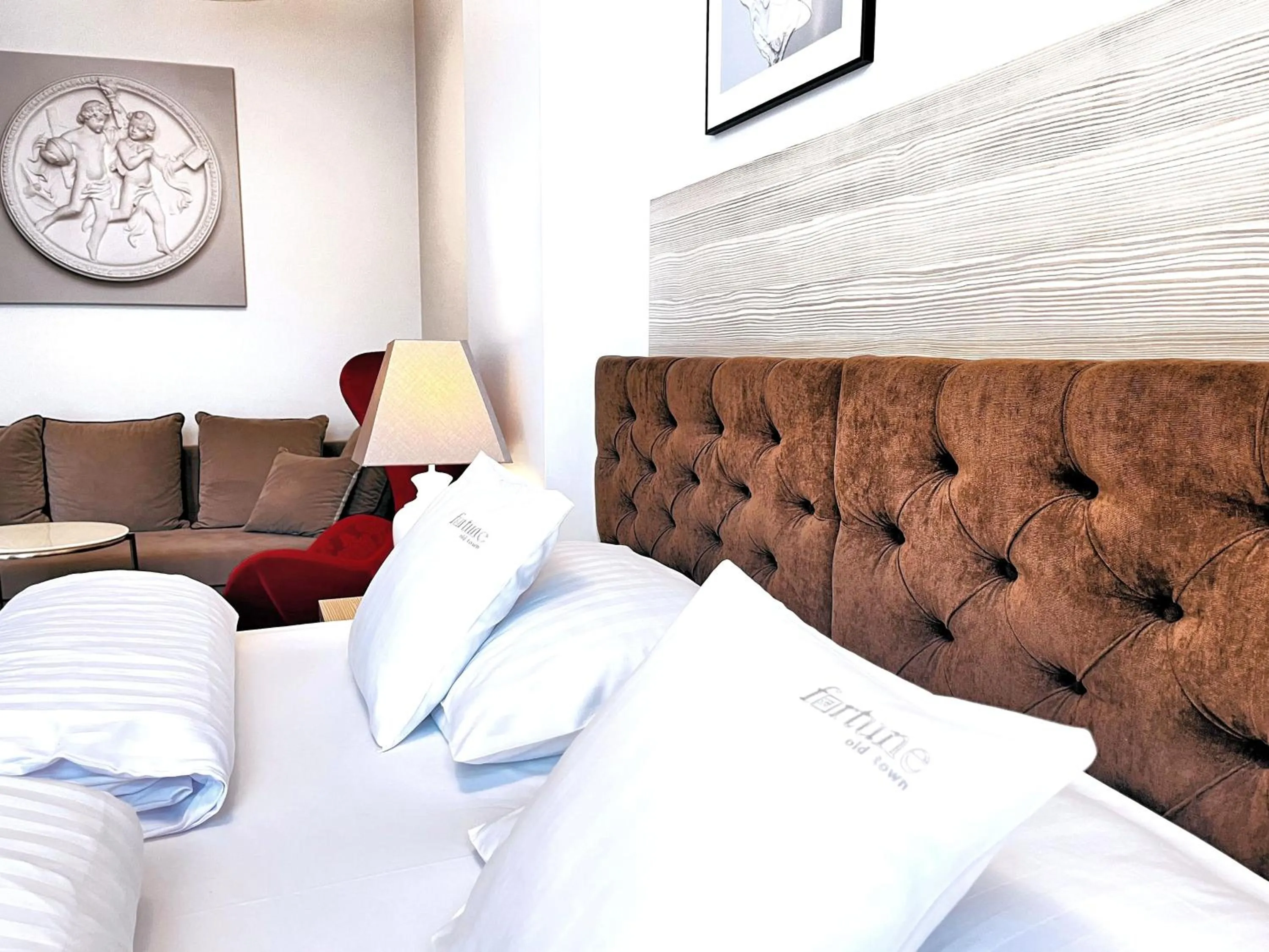 Bed in Fortune Old Town boutique hotel