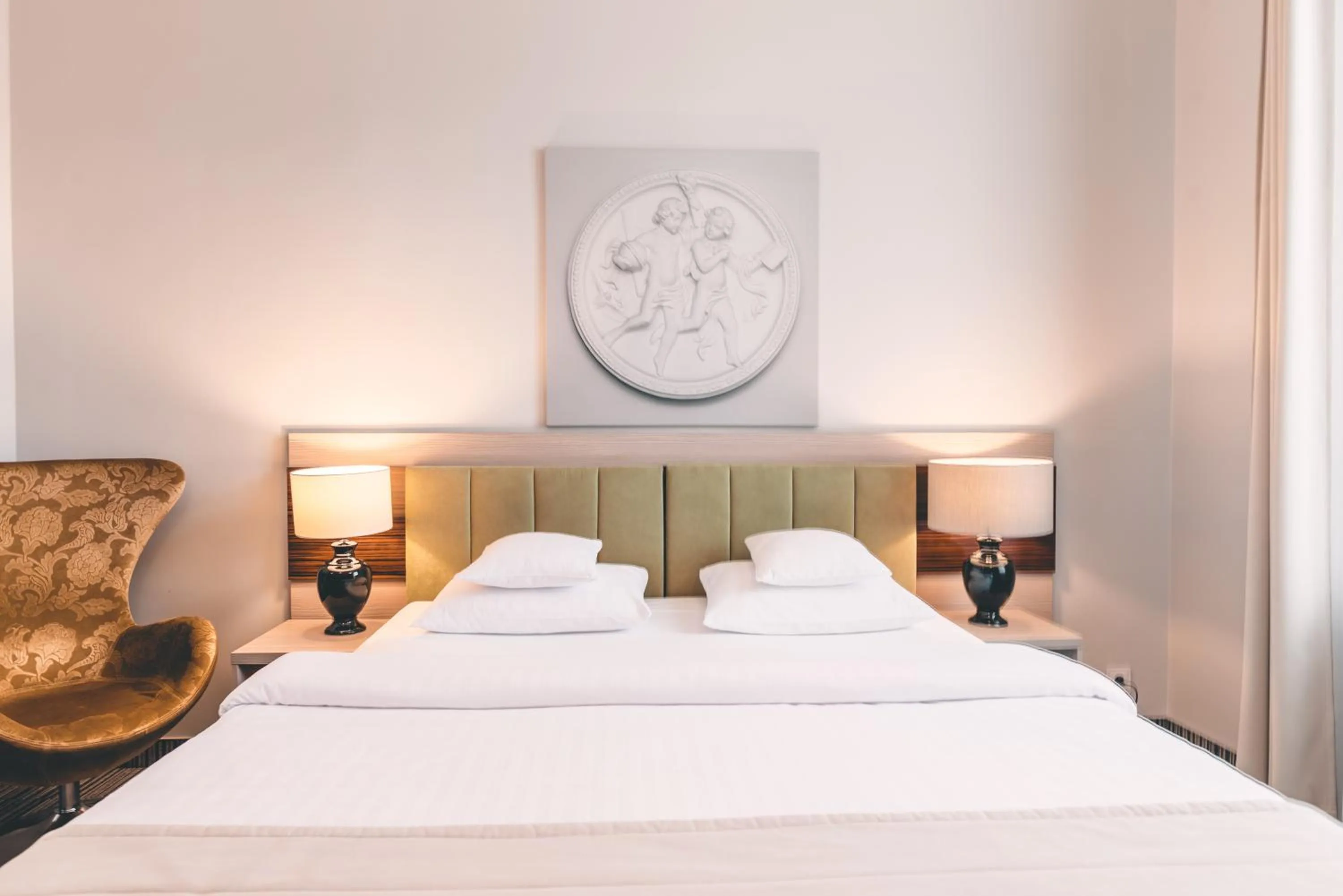 Bed in Fortune Old Town boutique hotel