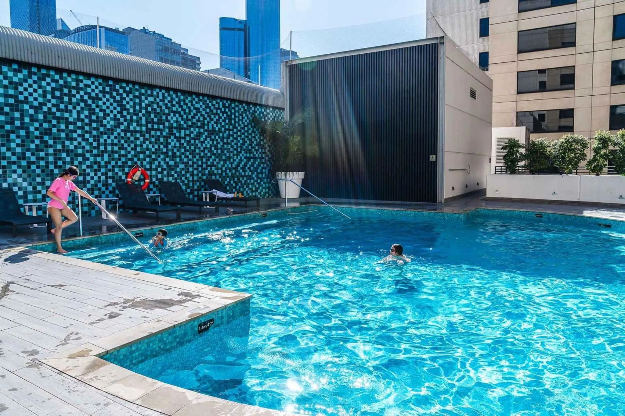Swimming pool in Crowne Plaza Melbourne by IHG