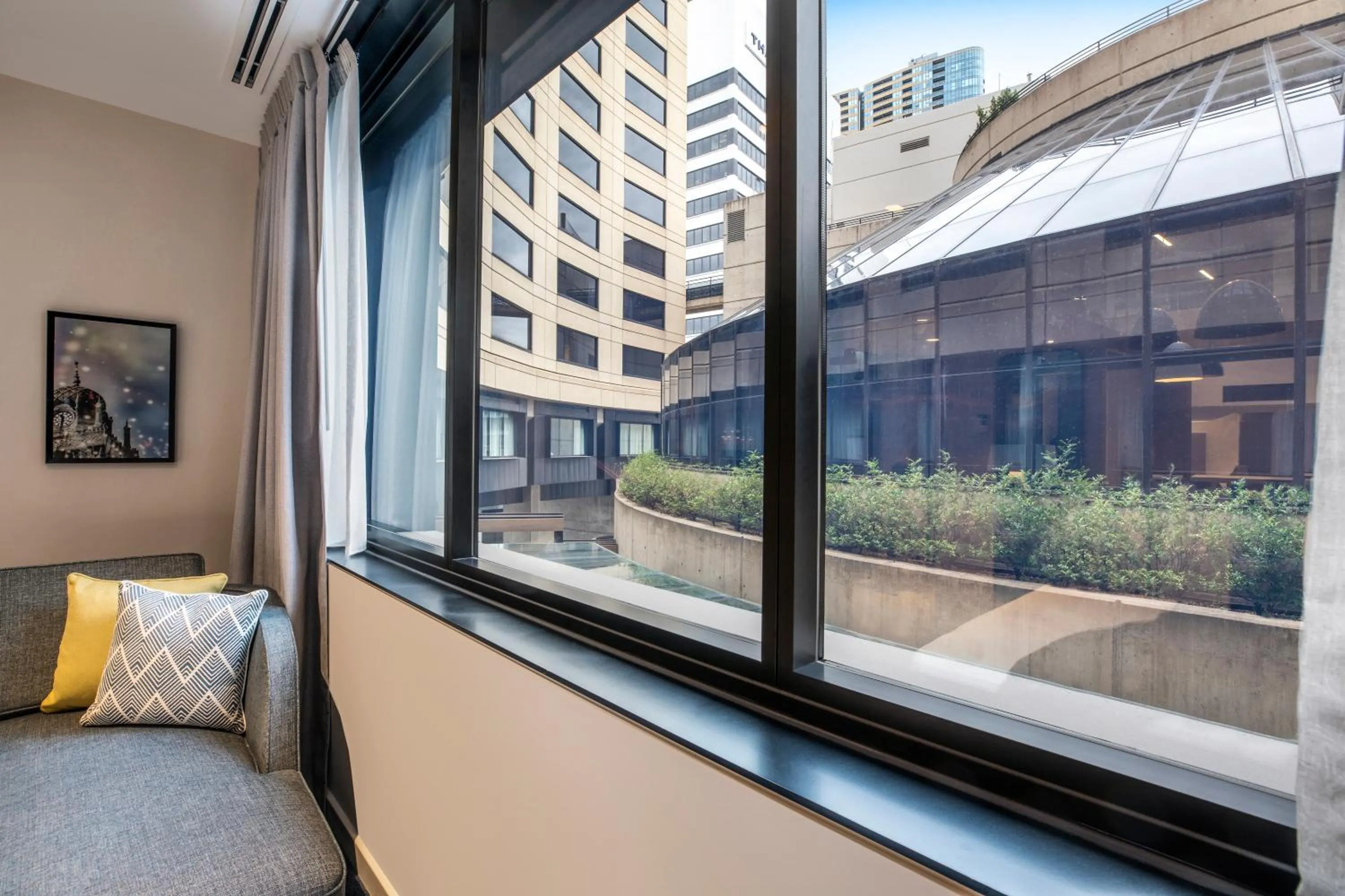 Inner courtyard view in Crowne Plaza Melbourne by IHG