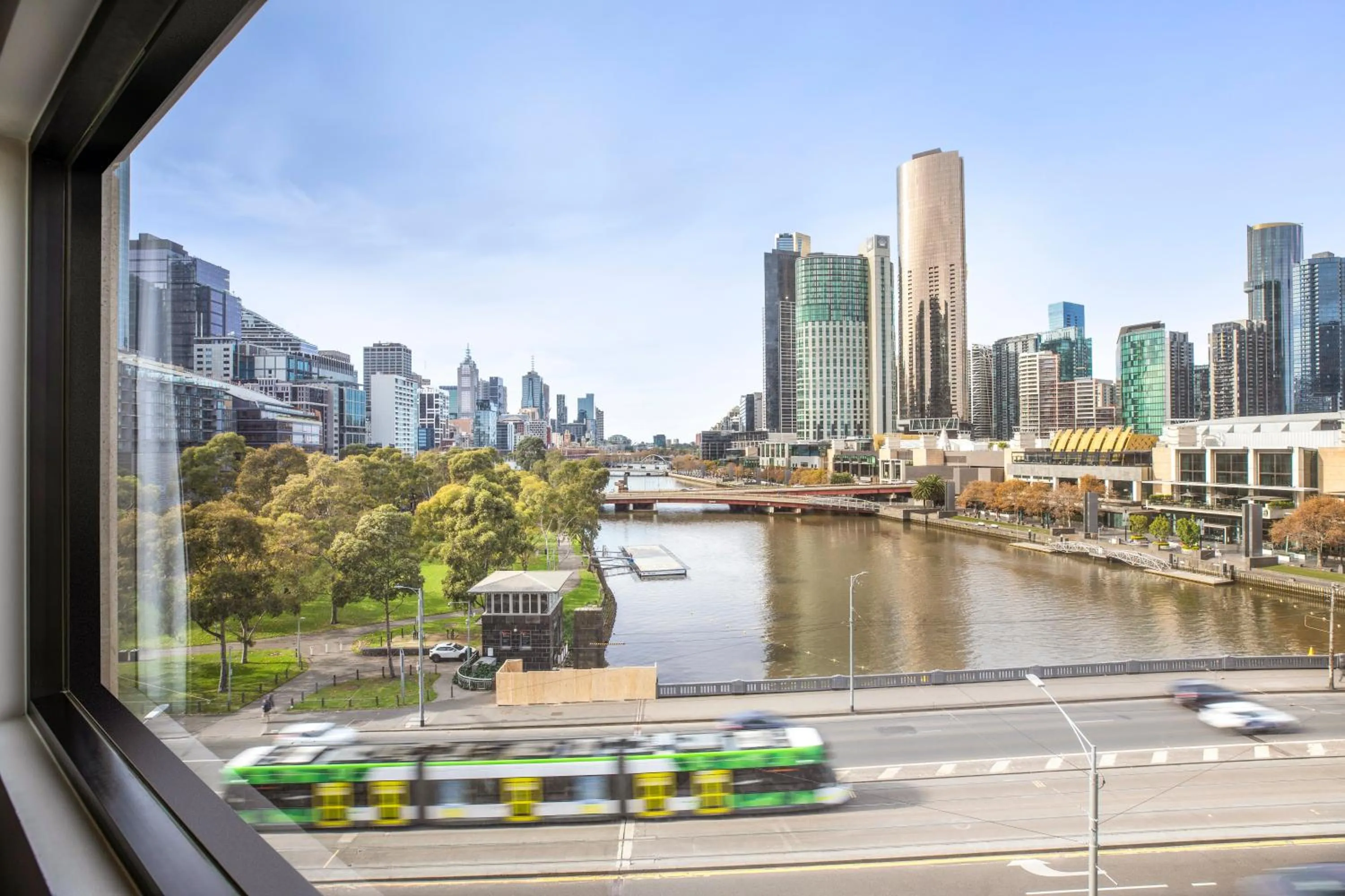 City view in Crowne Plaza Melbourne by IHG