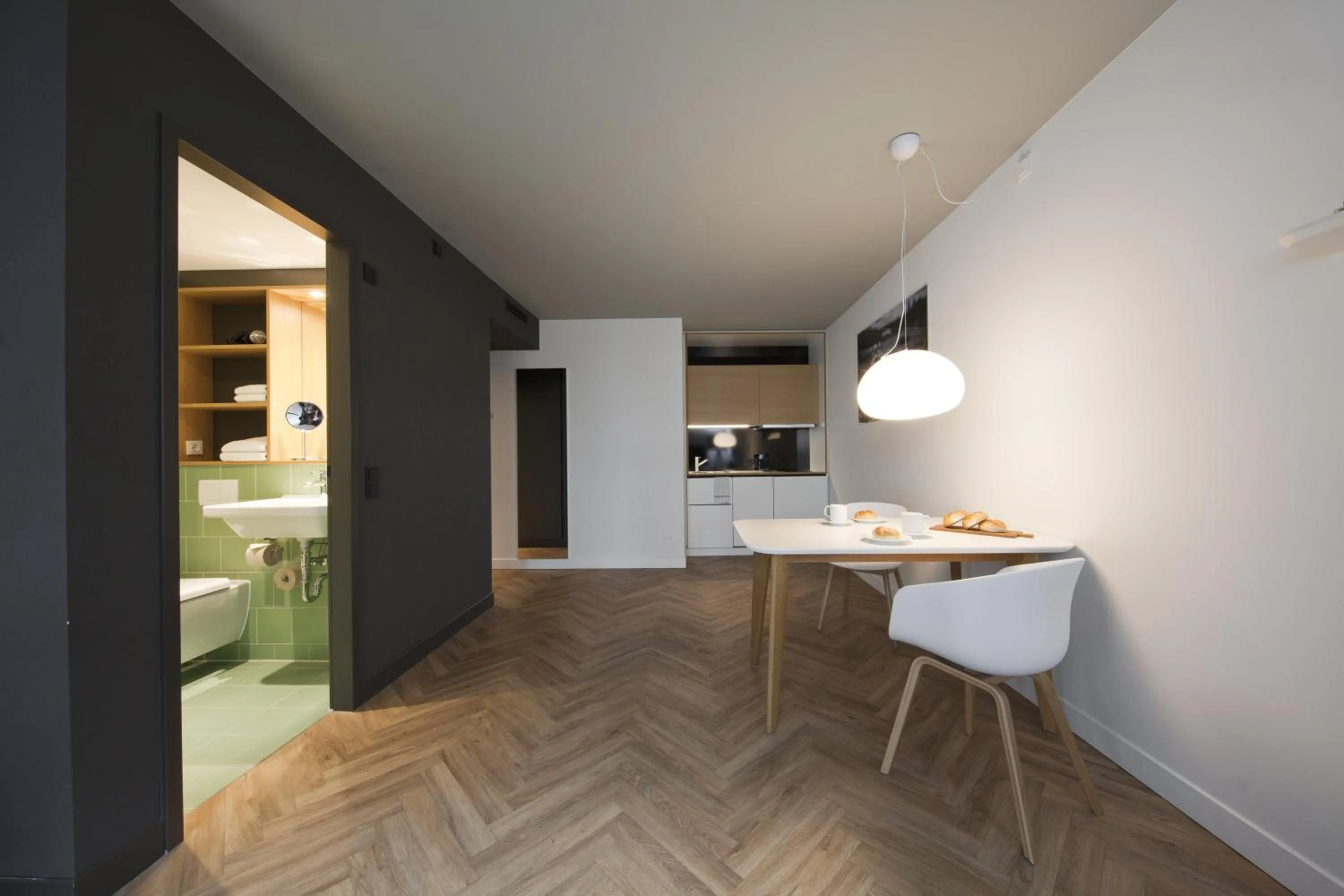 Toilet in smartments München Parkstadt Schwabing