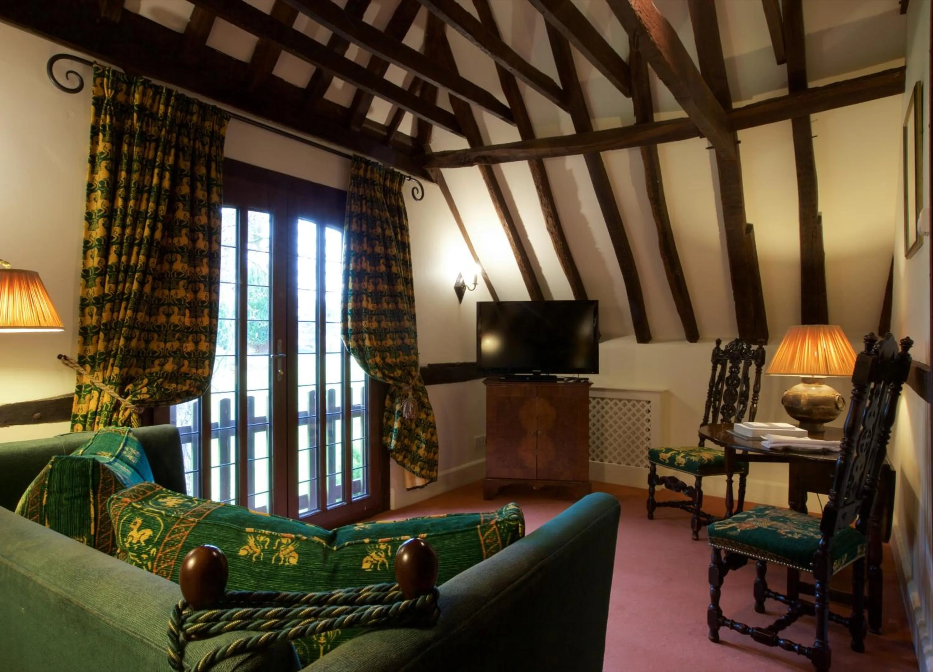 Living room in Amberley Castle- A Relais & Chateaux Hotel