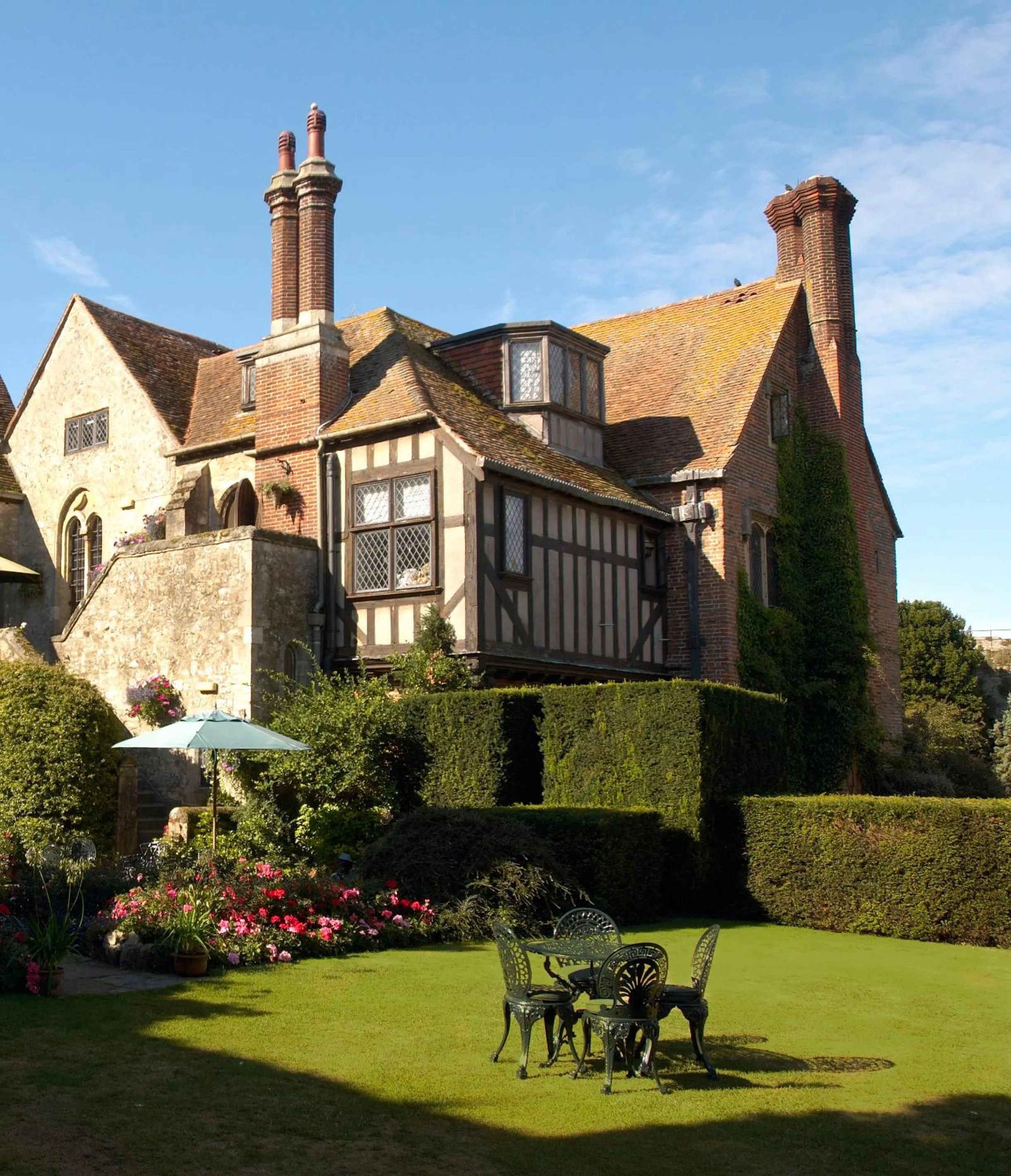 Facade/entrance in Amberley Castle- A Relais & Chateaux Hotel