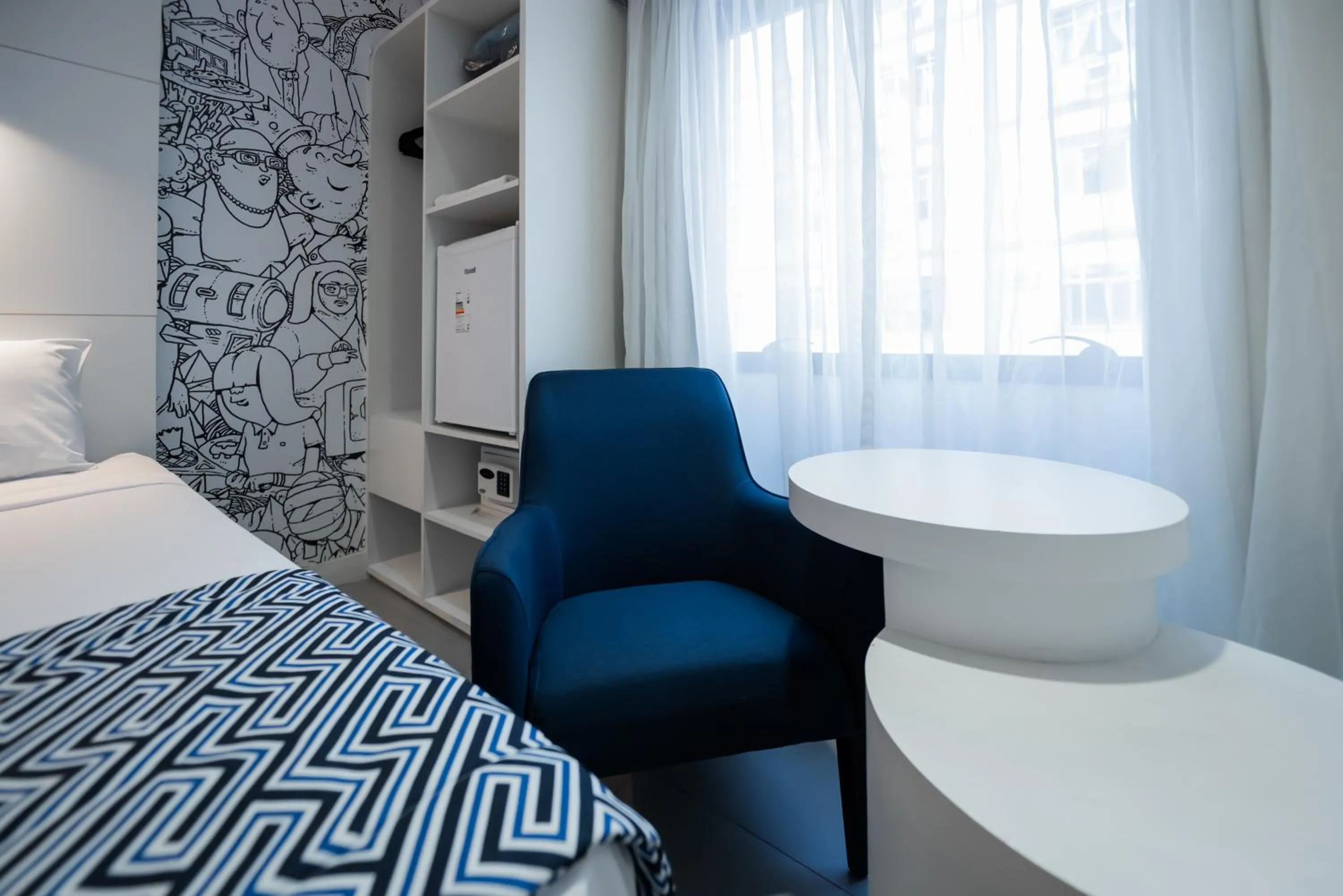 Seating area, Bed in ibis Styles Rio de Janeiro Botafogo