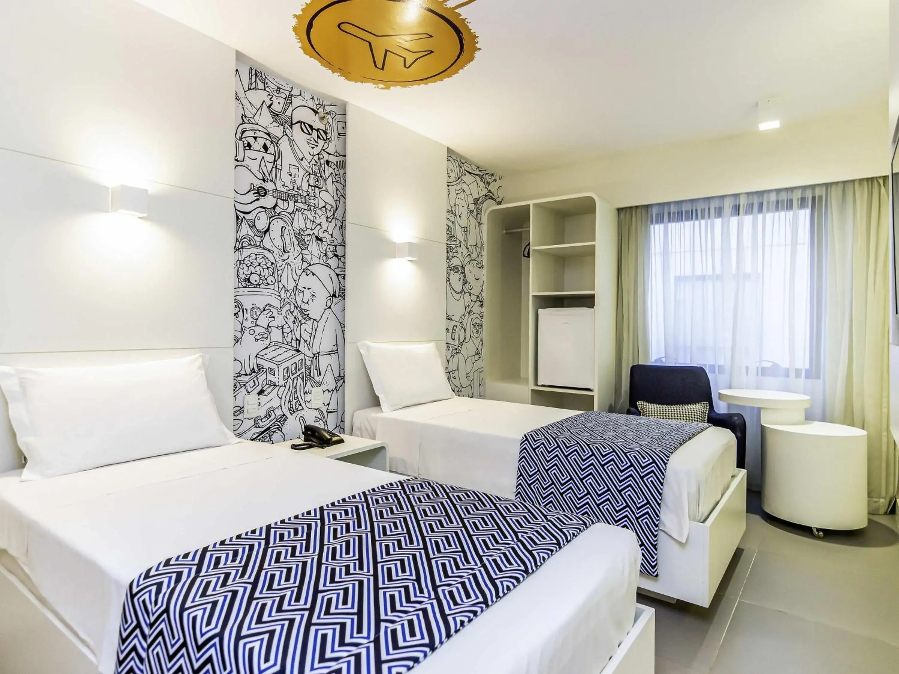 Standard Apartment with Two Single Beds in ibis Styles Rio de Janeiro Botafogo Standard Apartment with Two Single Beds in ibis Styles Rio de Janeiro Botafogo